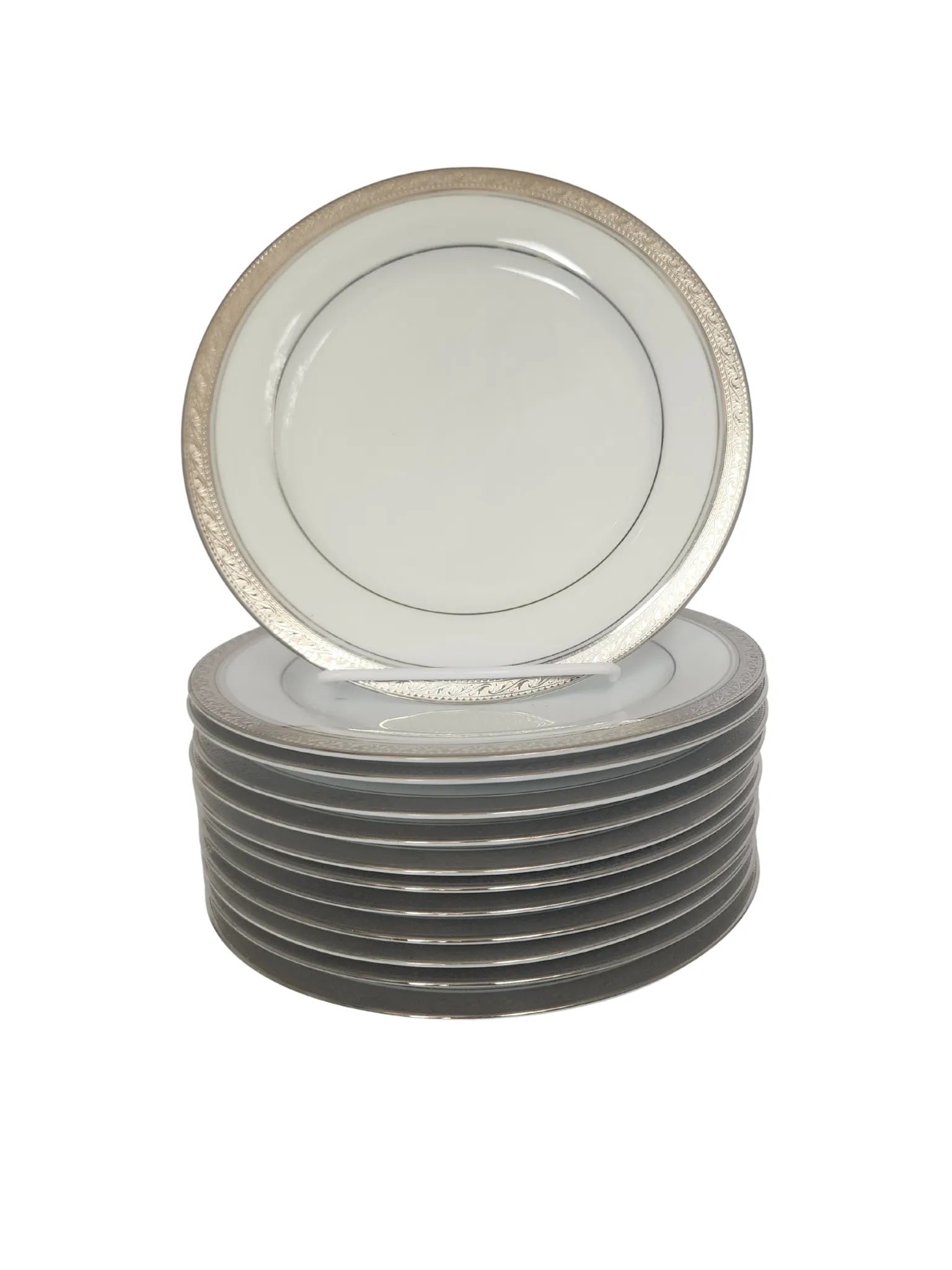 Vintage Noritake Crestwood Platinum China Set - 61 Pieces - Service for 12 - Legendary Line - 7