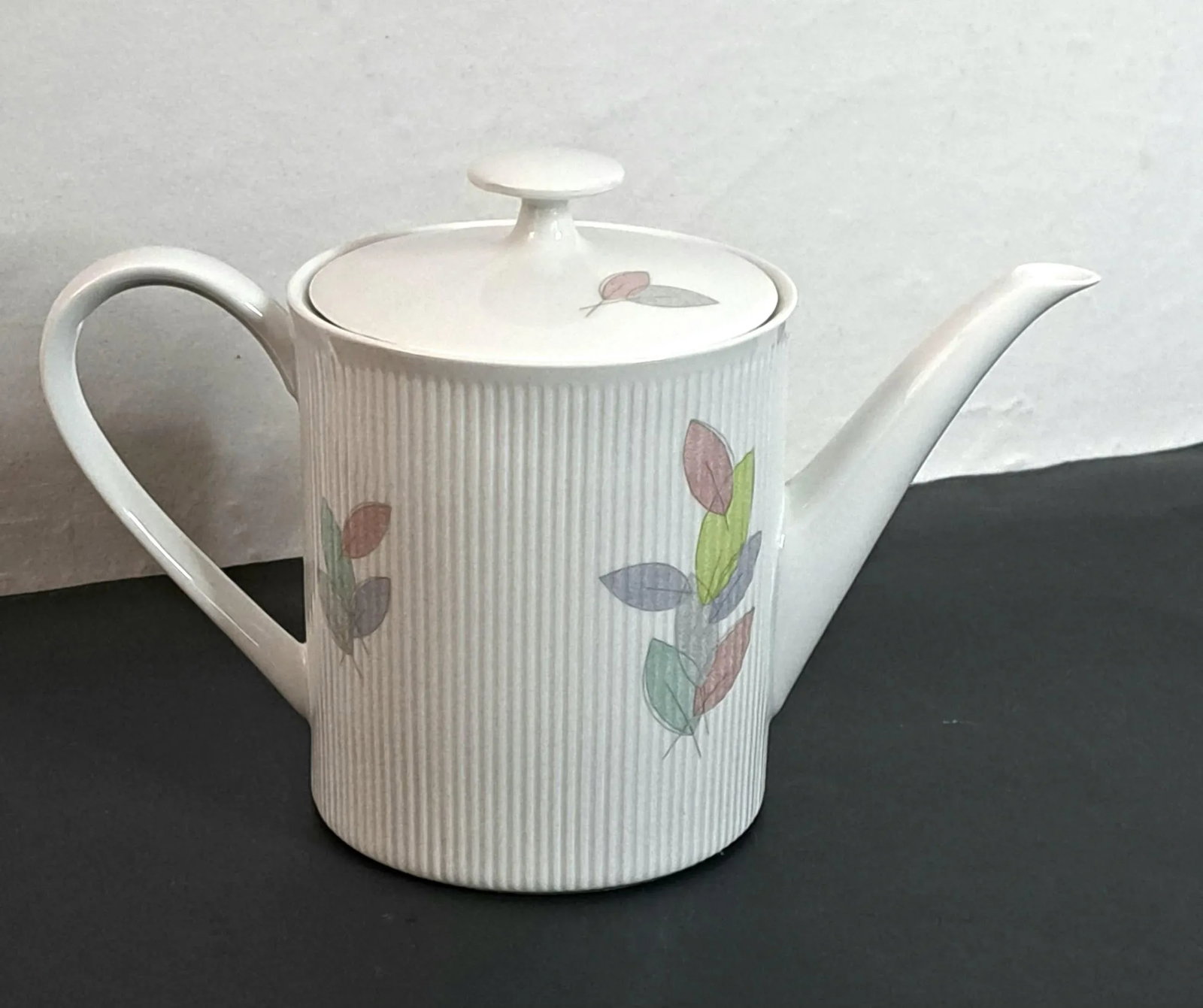 Early 20th Century Arzberg Germany 17 Piece Tea Dessert Set Arz3415 Bone China Leaves - 3