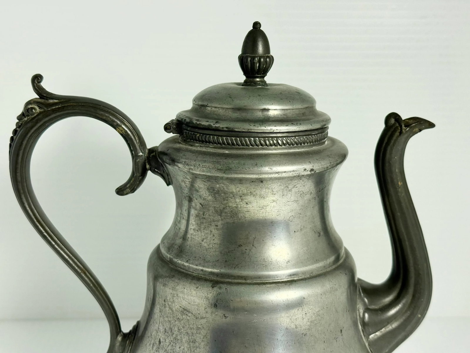 Civil War Era Pewter Coffee Pot (E. B. Manning Patent June 1862) - 3