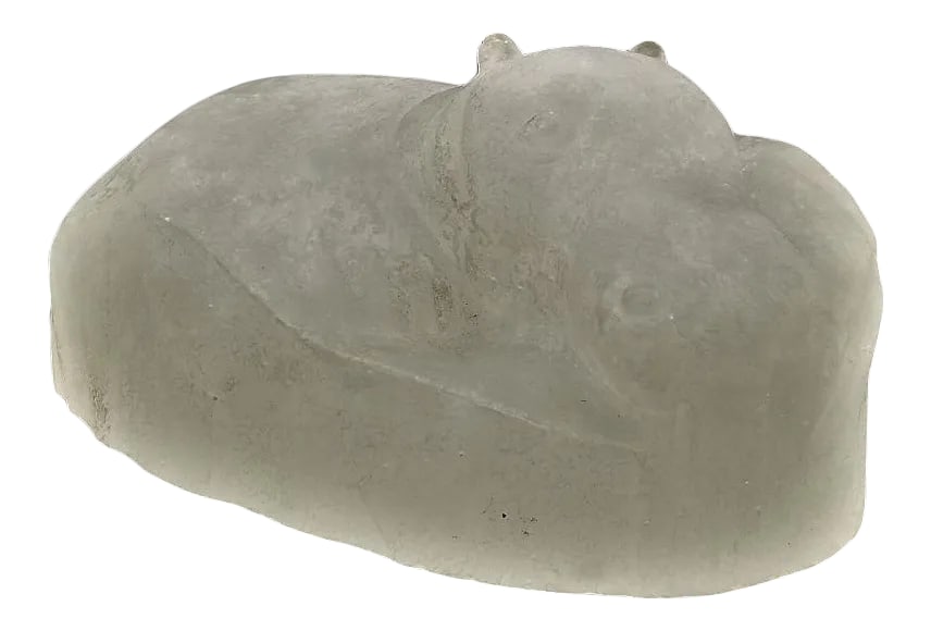 1930s Flavio Poli for Seguso Murano Glass Hippopotamus (1 of 13)