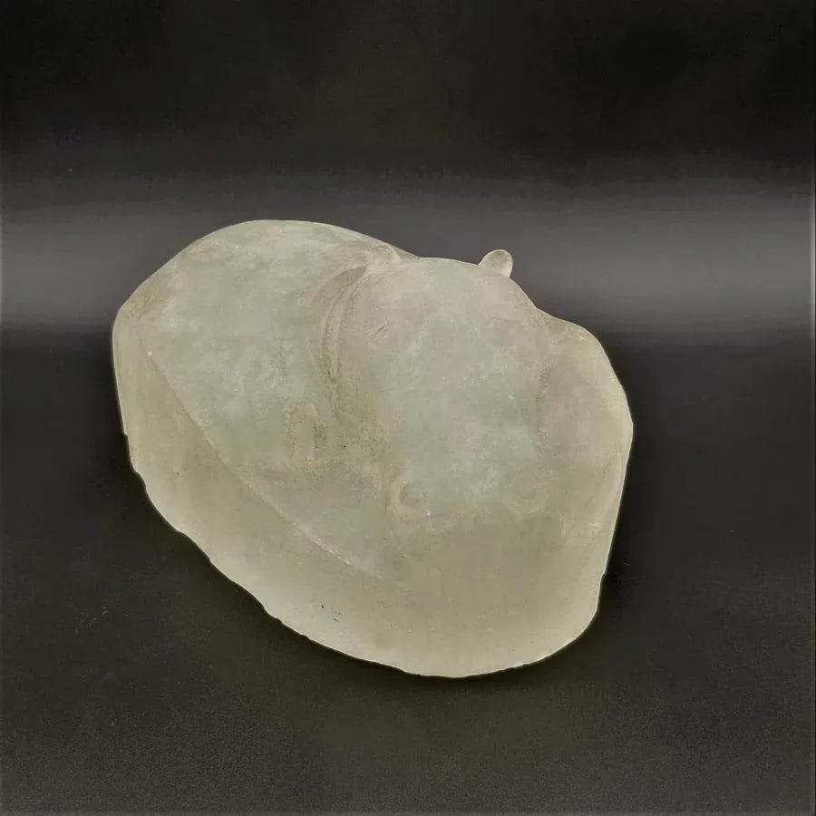 1930s Flavio Poli for Seguso Murano Glass Hippopotamus - 2
