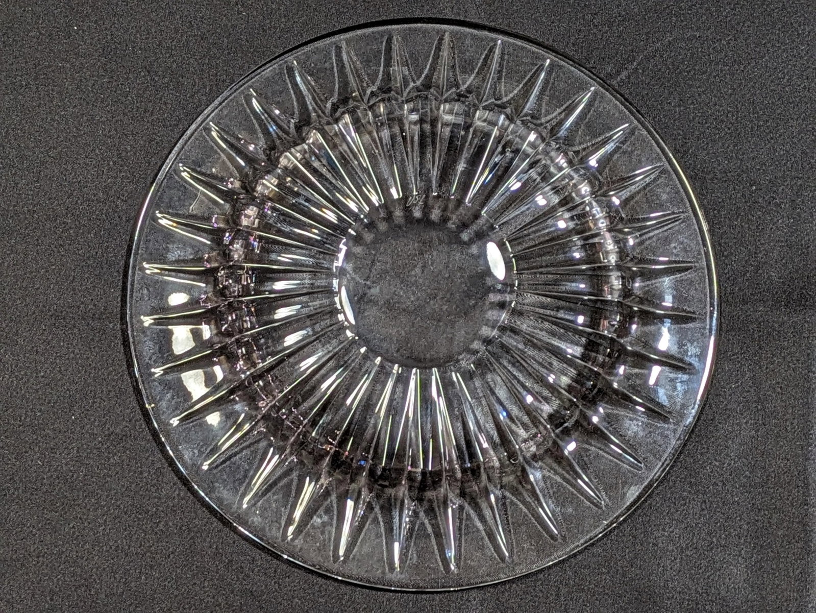 Vintage 1950s Art Deco Val Saint-Lambert "Balmoral" Salad Plates- Set of 10 - 3