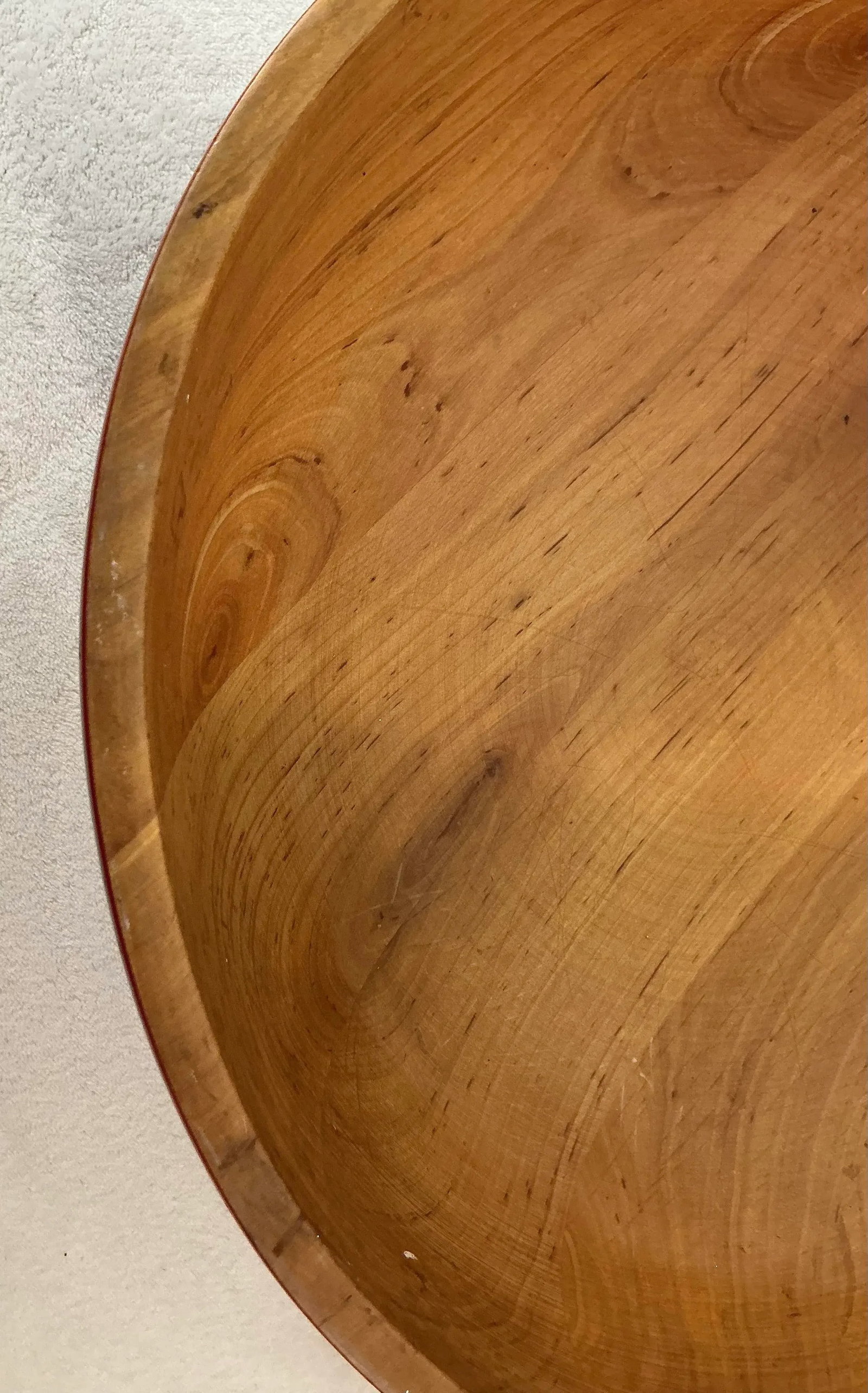 Larry Laslo Towle Futura Series Modern Red Center Bowl With Cutting Board 1980s Post Modern - 9