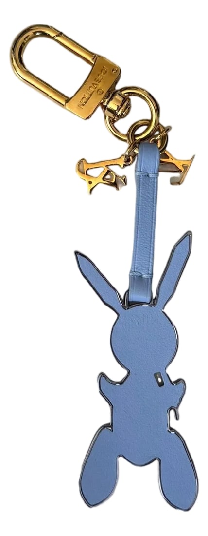 Louis Vuitton X Jeff Koons Rabbit Bag Charm in Blue (1 of 3)