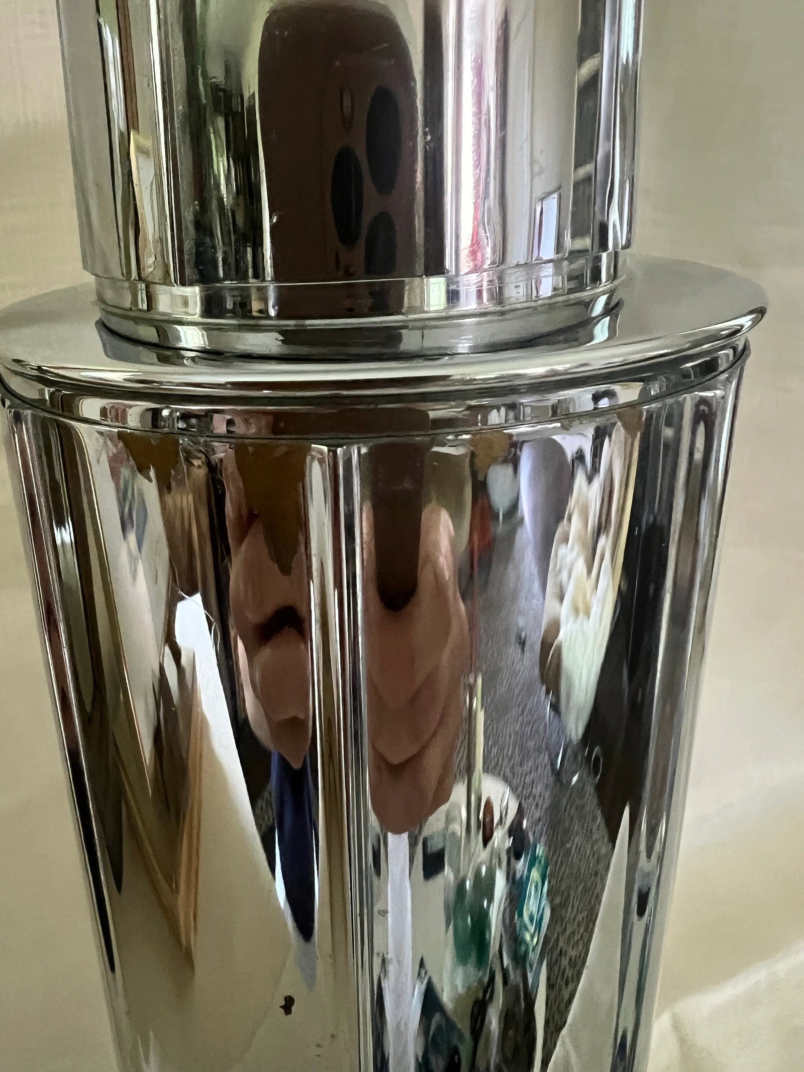 1930s Art Deco Skyscraper Chrome Cocktail Shaker by Norman Bel Geddes for Revere - 12