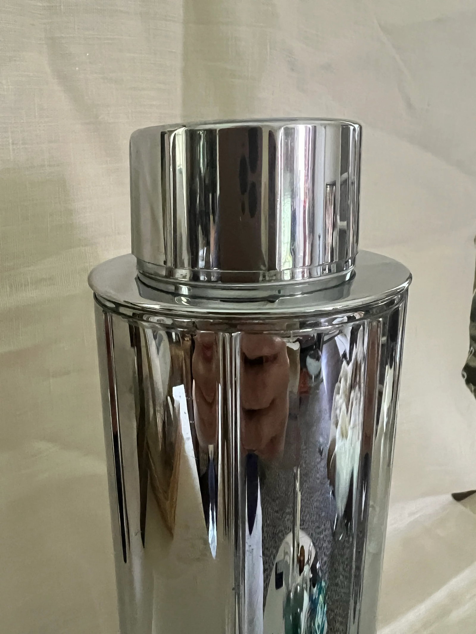 1930s Art Deco Skyscraper Chrome Cocktail Shaker by Norman Bel Geddes for Revere - 5