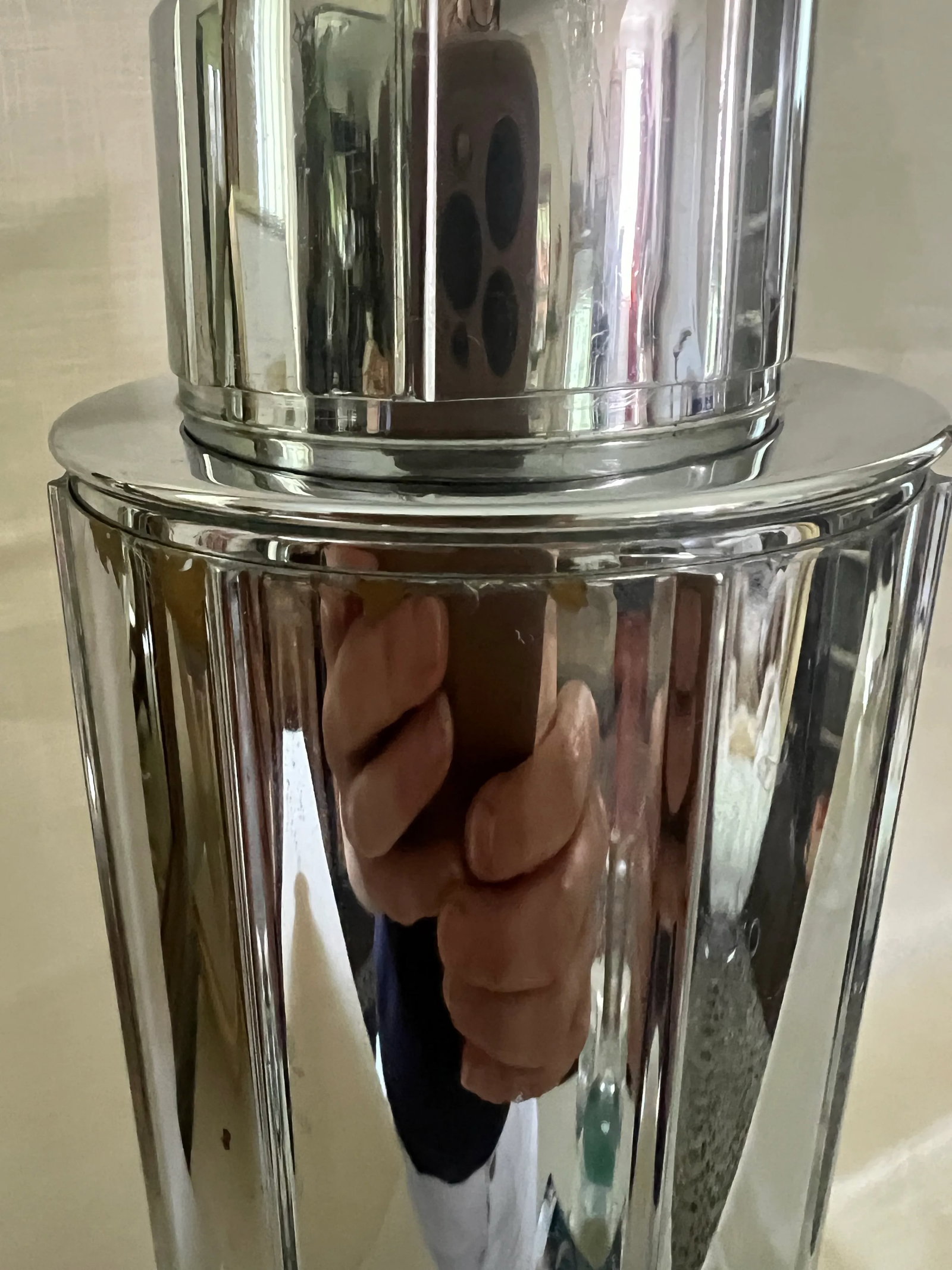 1930s Art Deco Skyscraper Chrome Cocktail Shaker by Norman Bel Geddes for Revere - 9