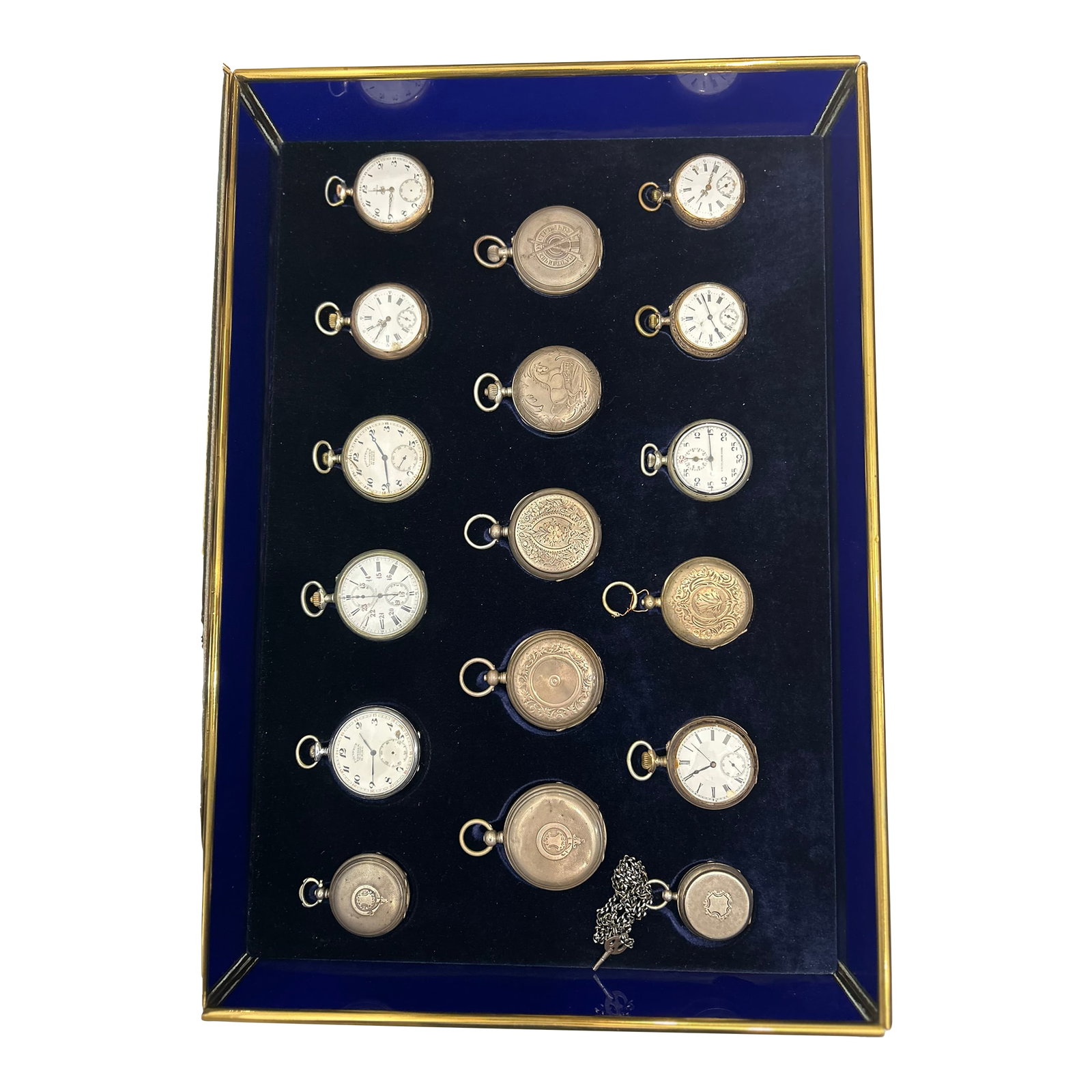 Late 19th Century Watch Collection in Custom Display Case (1 of 10)