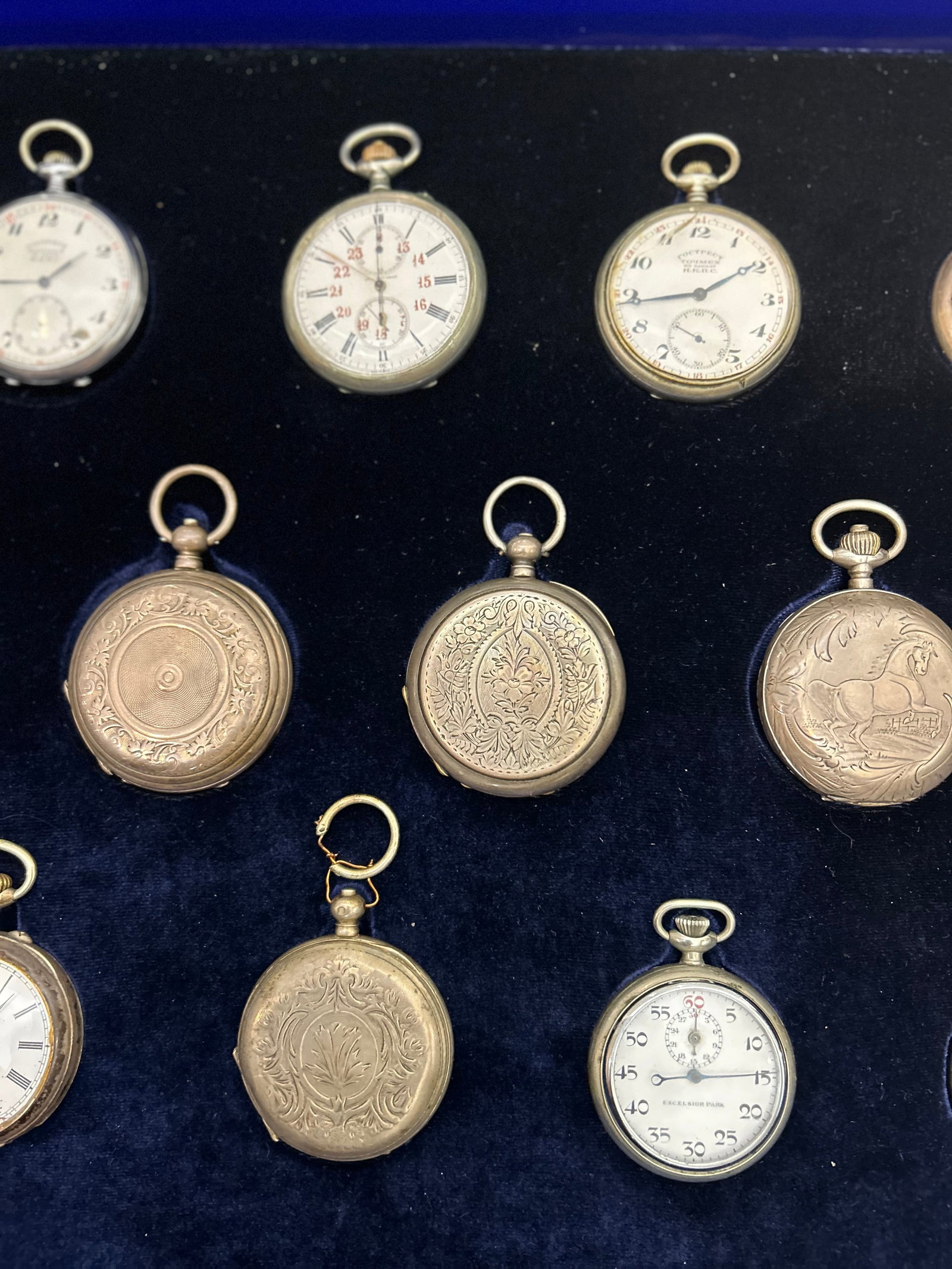 Late 19th Century Watch Collection in Custom Display Case - 3