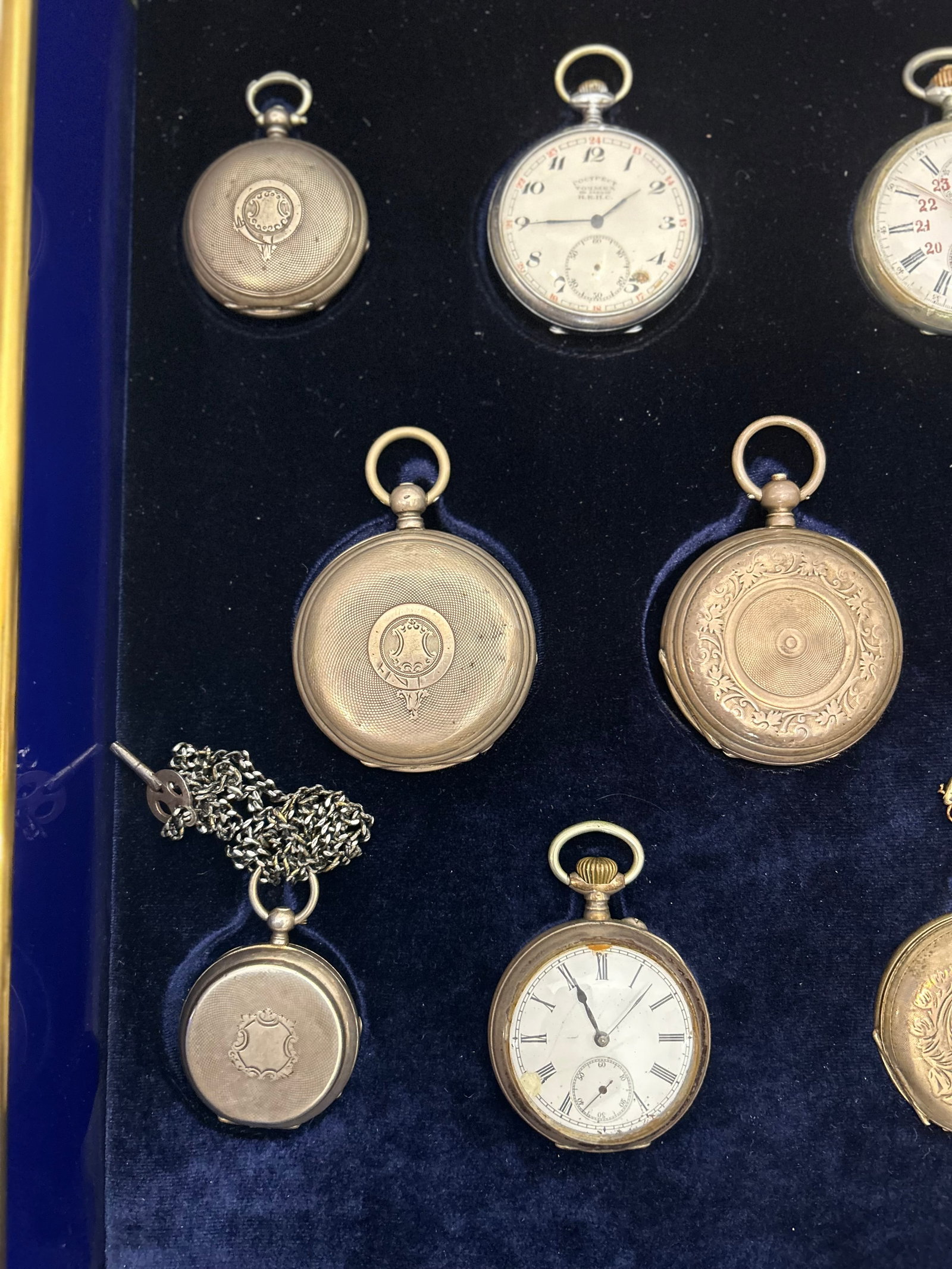 Late 19th Century Watch Collection in Custom Display Case - 4