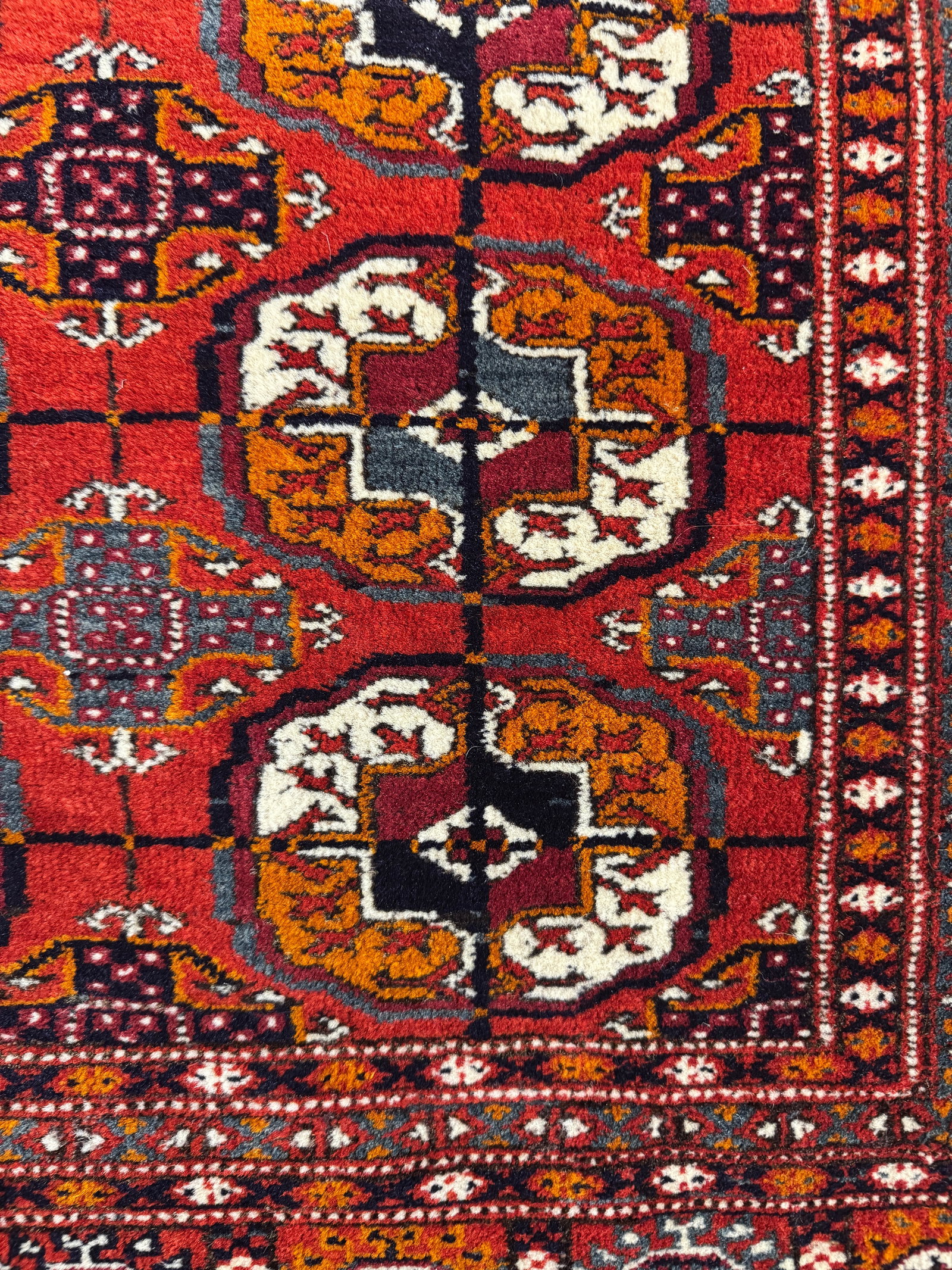 Tekke-Pattern Rug (1951) With Factory Seal - 3