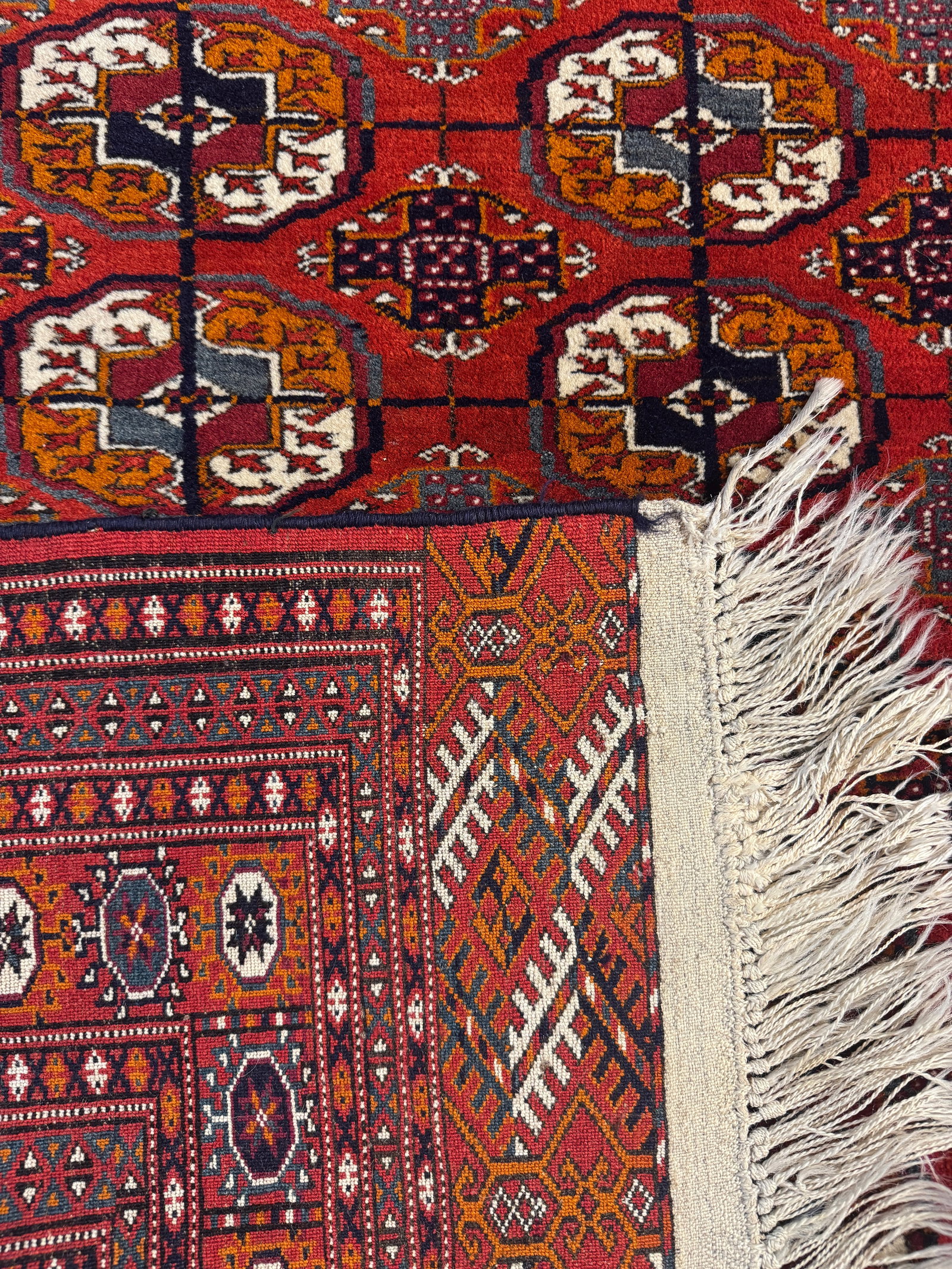 Tekke-Pattern Rug (1951) With Factory Seal - 4