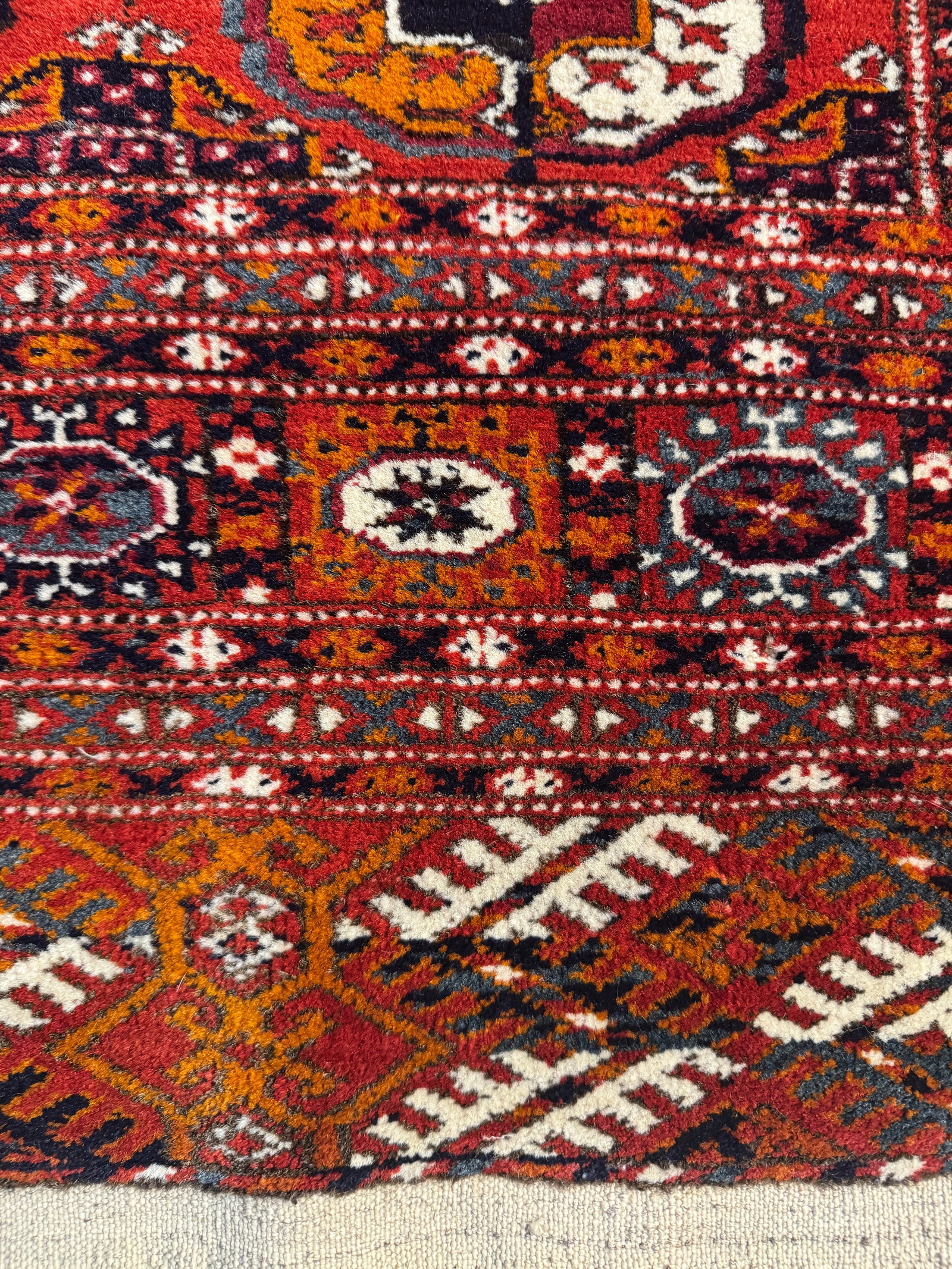 Tekke-Pattern Rug (1951) With Factory Seal - 5