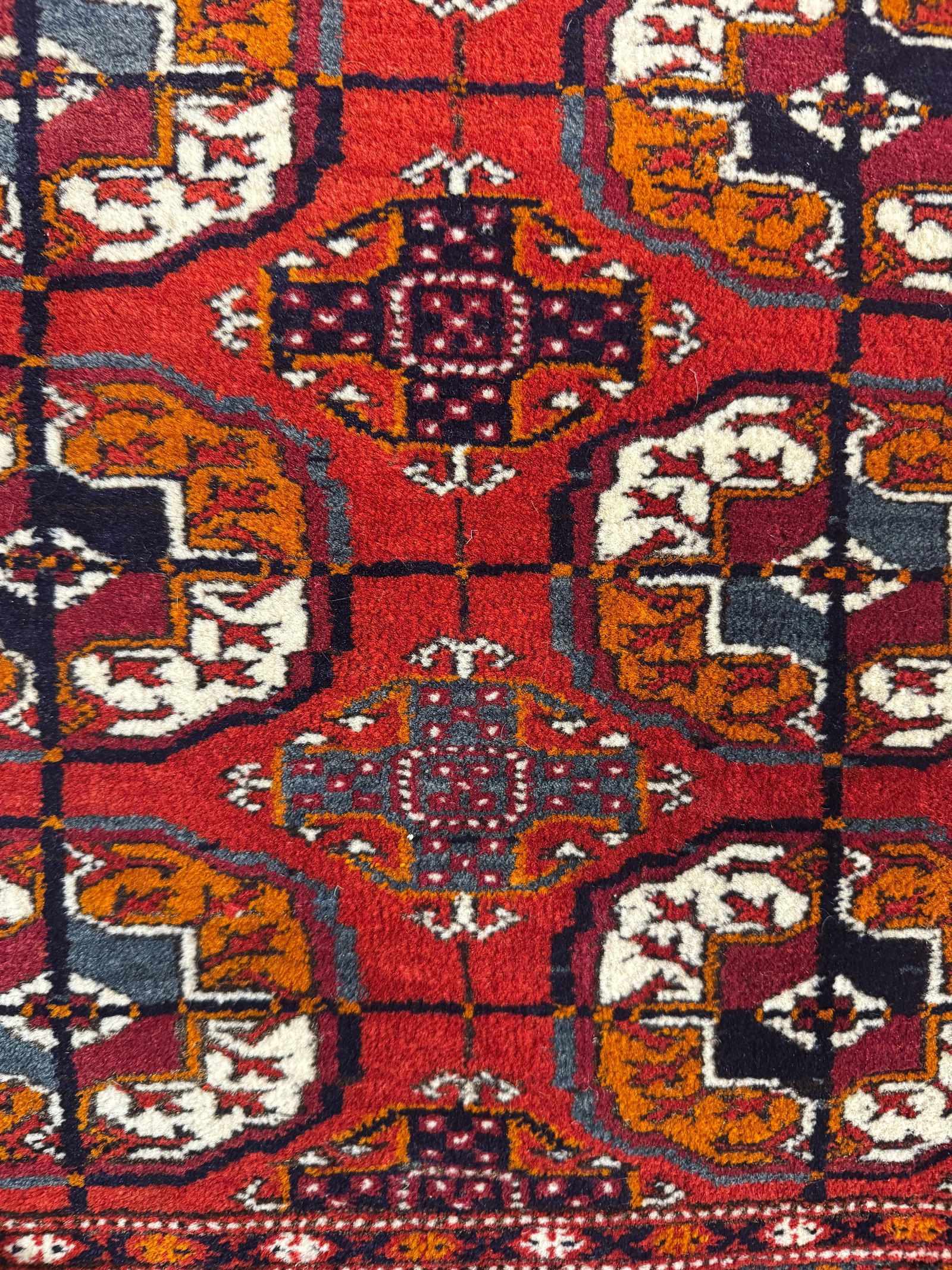 Tekke-Pattern Rug (1951) With Factory Seal - 6