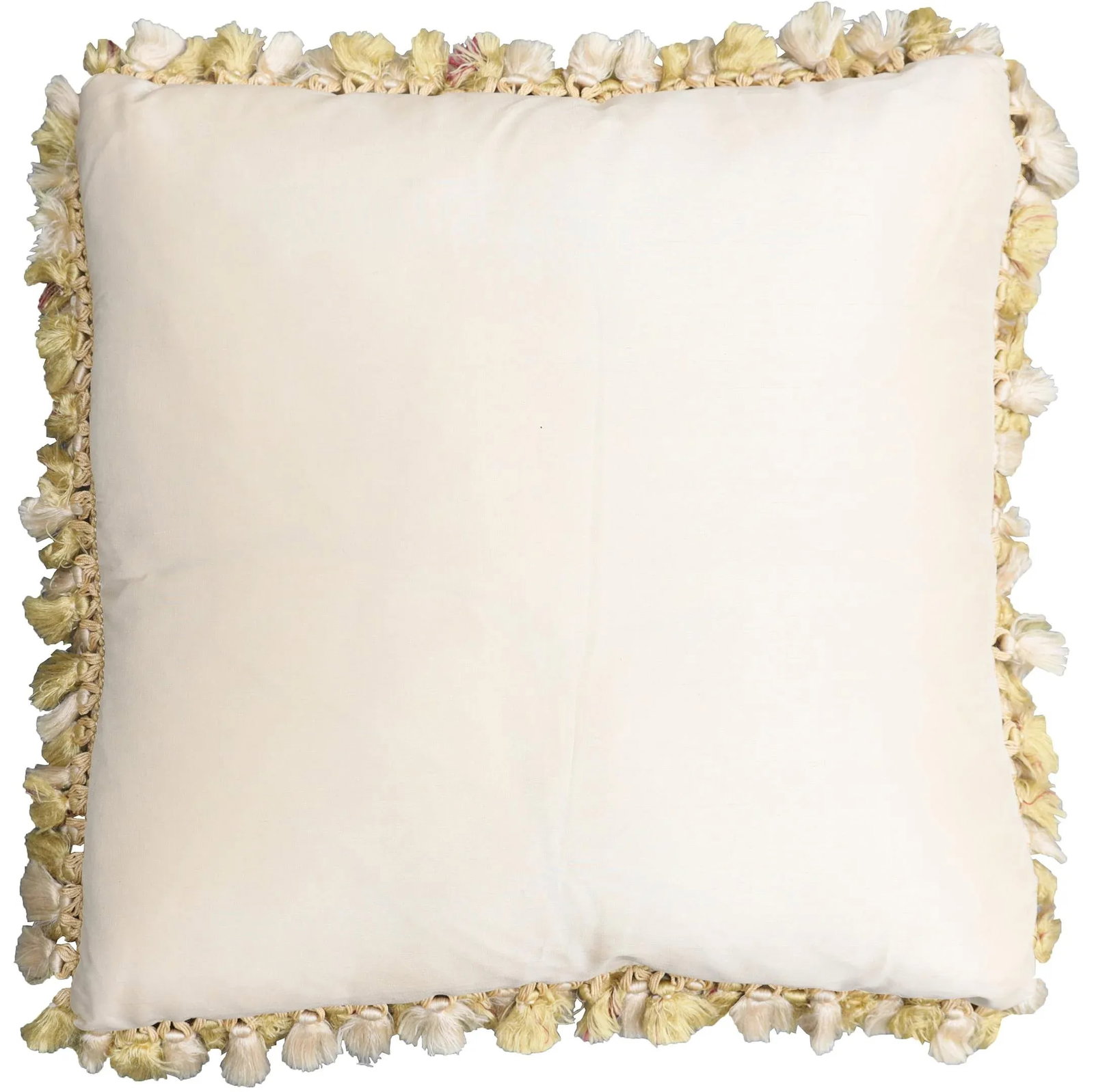 Pink Roses Aubusson Hand-Woven Silk Pillow - 4