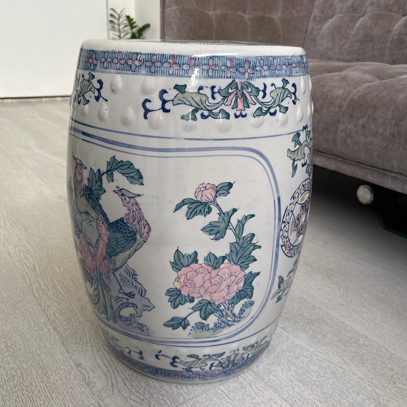 1960s Chinese Porcelain Garden Seat - 3