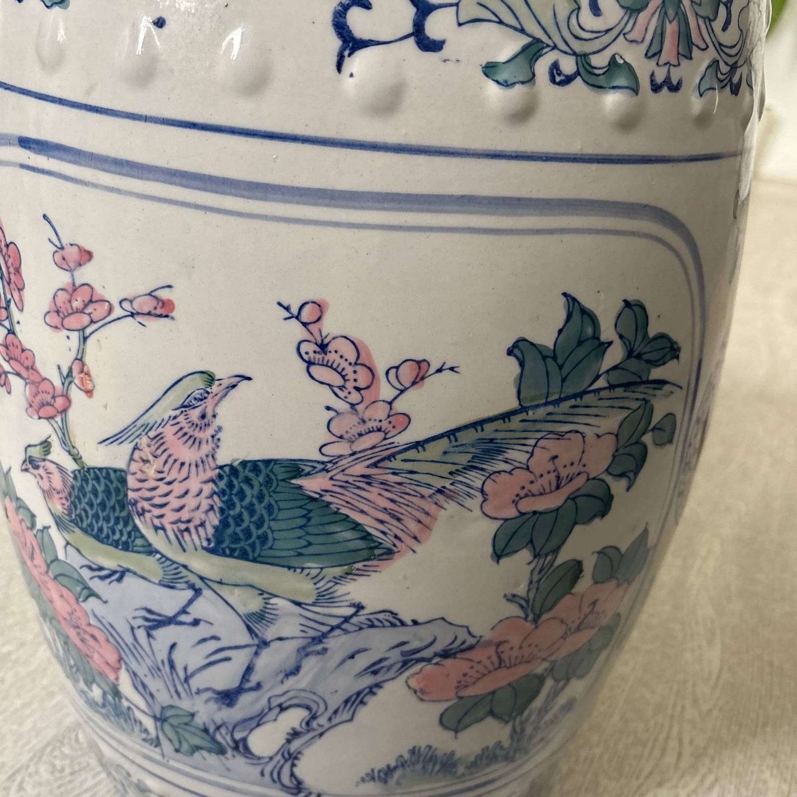 1960s Chinese Porcelain Garden Seat - 9