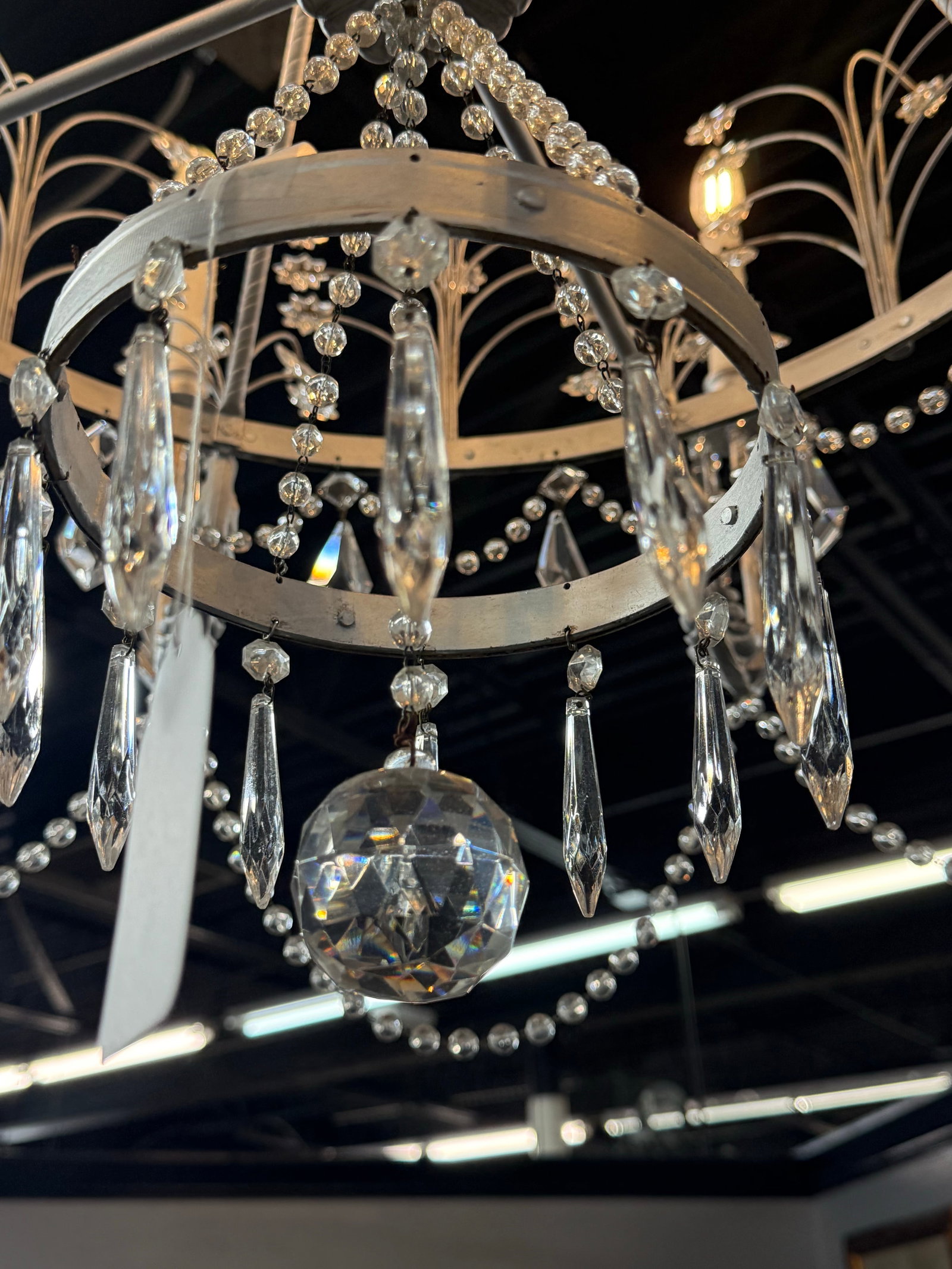1960s Niermann Weeks Swedish Crystal Chandelier - 3