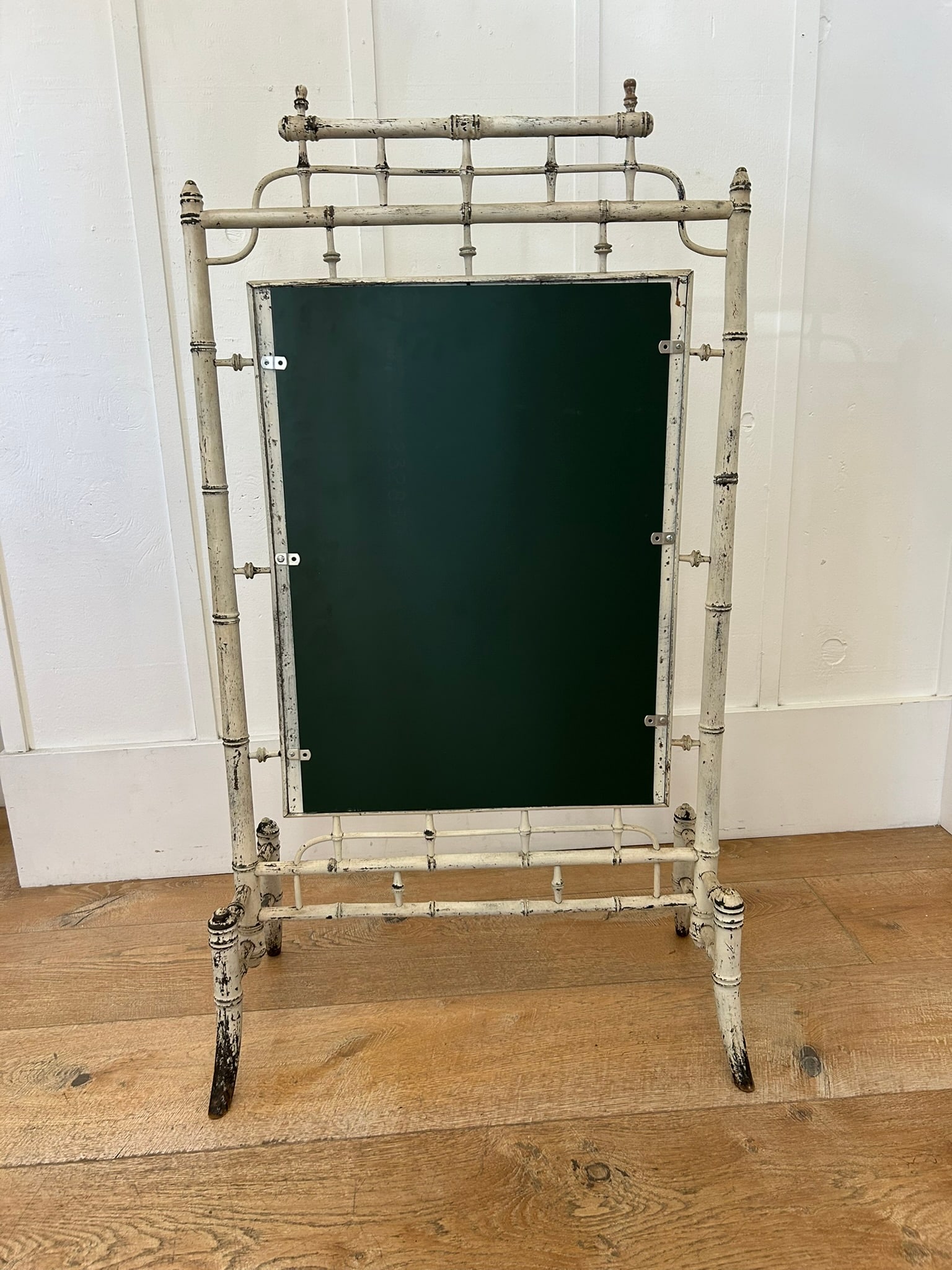 Antique French Faux Bamboo Mirror - 5