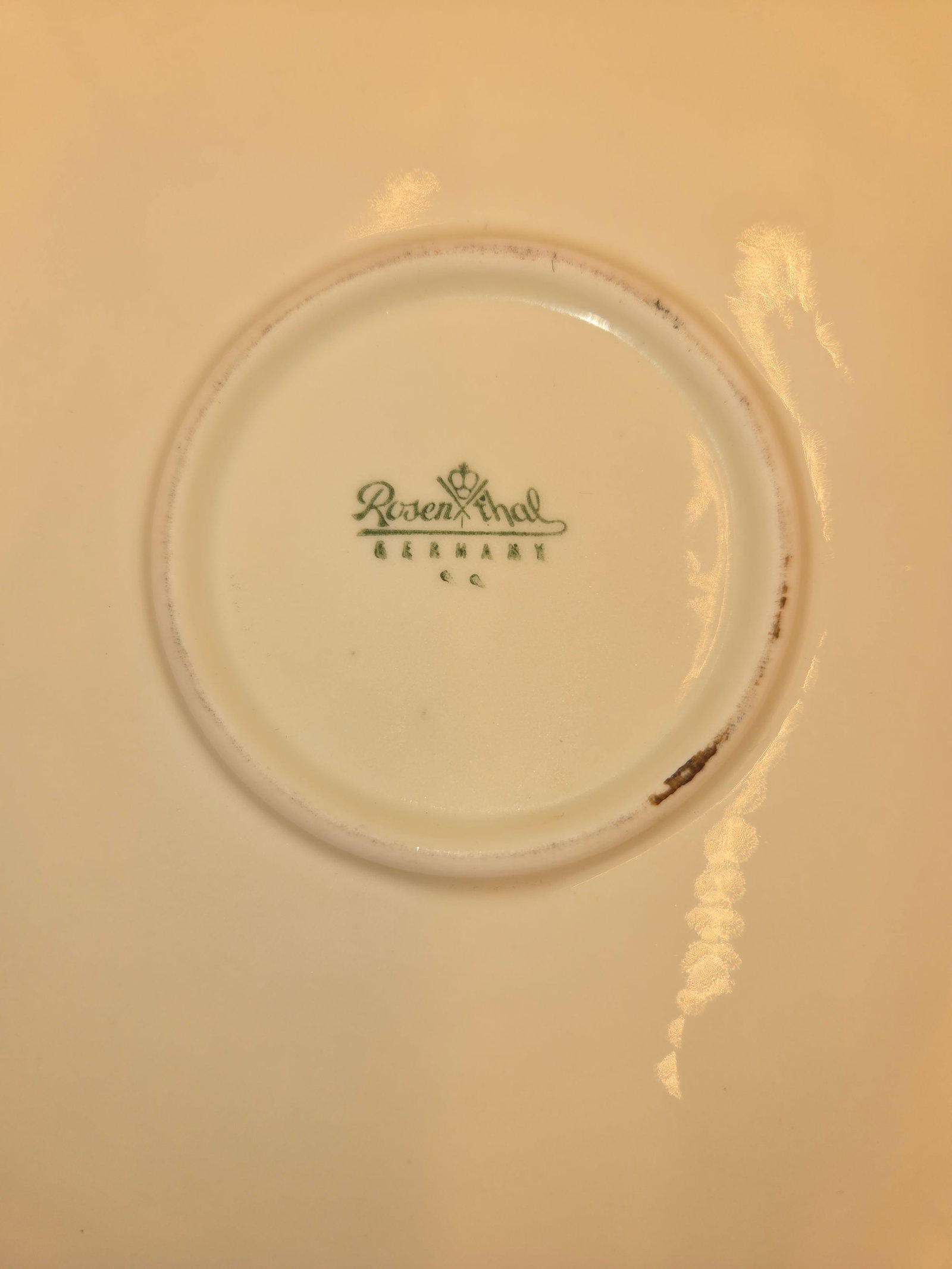 Rare Teal Tureen & Charger Plate - European Porcelain Covered Serving Dish by Rosenthal - 8