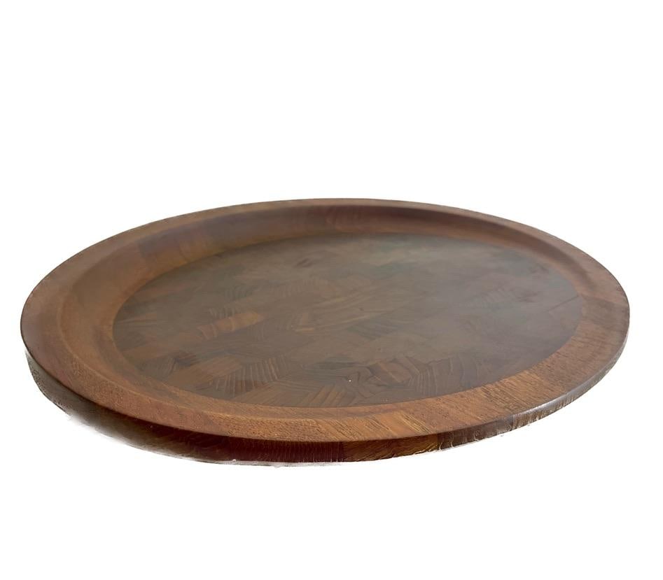 1950s Iconic Jens Harald Quistgaard (Jhq) Teak Butcher Block Serving Tray | Mid-Century Danish Moder - 4