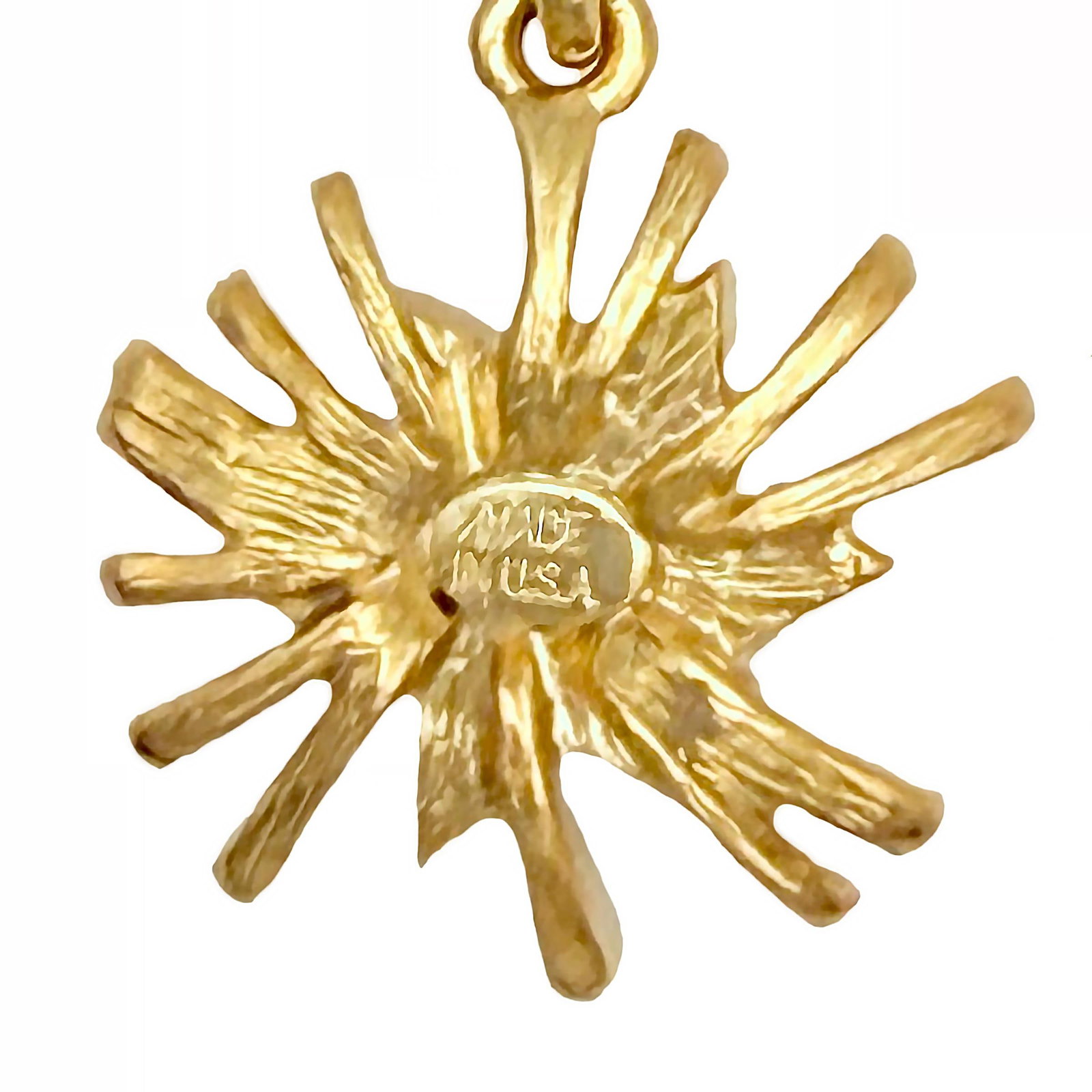 Kenneth Jay Lane Designer Gold Swarovski Crystal Starburst Drop Post Earrings, A Pair - 10