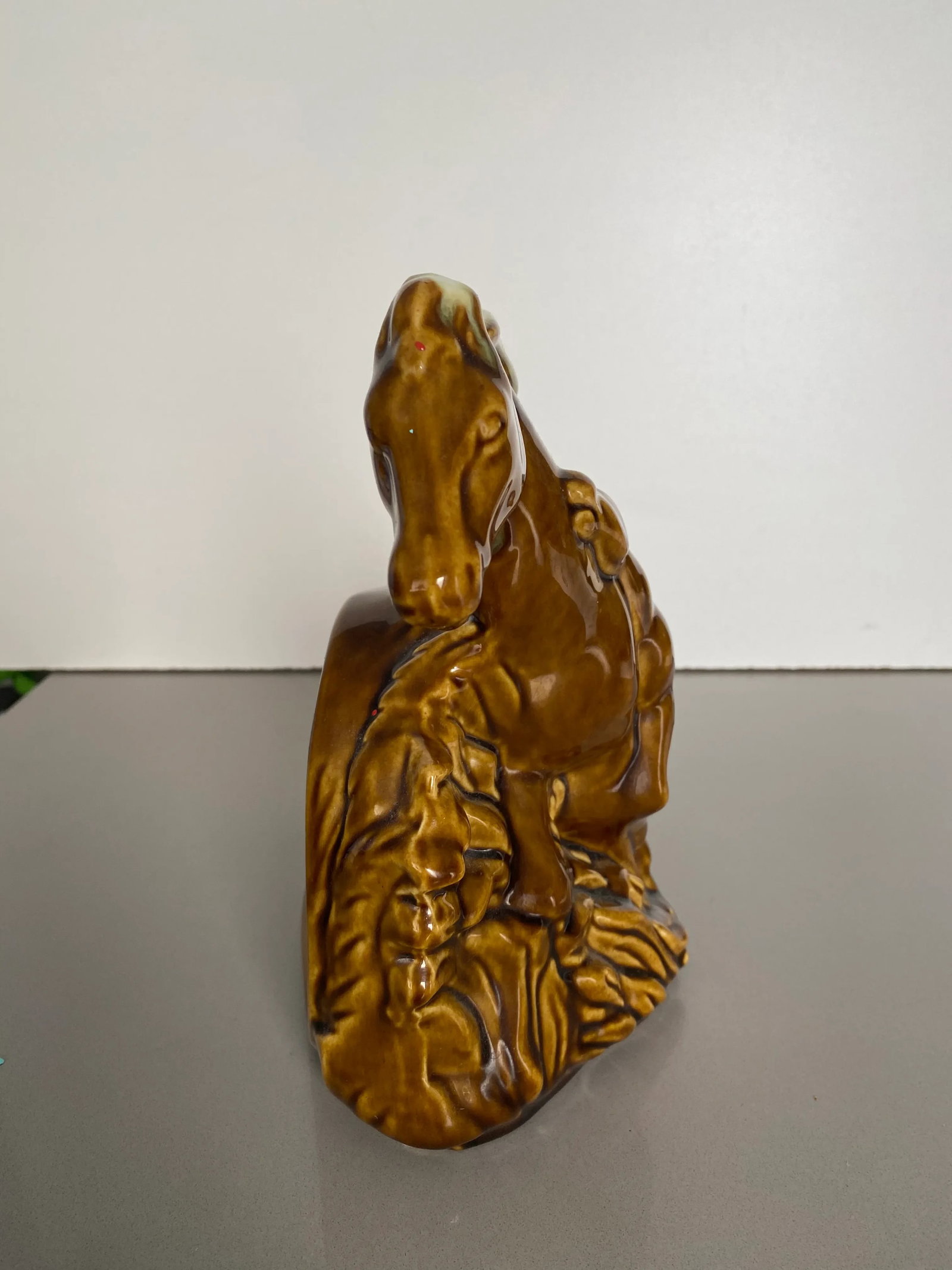 1950s Ceramic Palomino Horse Lamp - 5