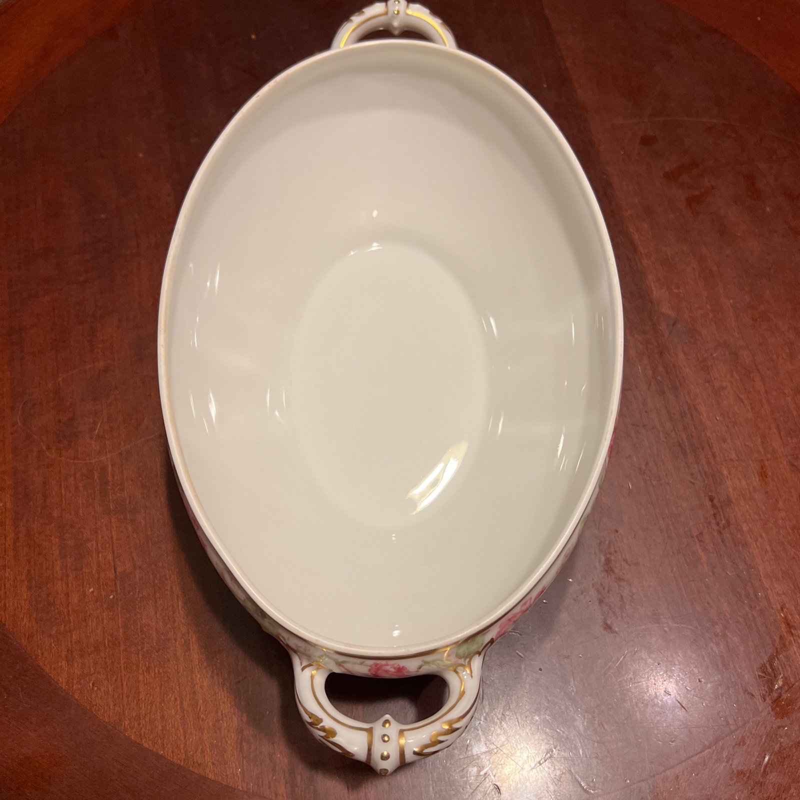 1900s Haviland Limoges for Dulin & Martin Footed Tureen Featuring Roses - 9
