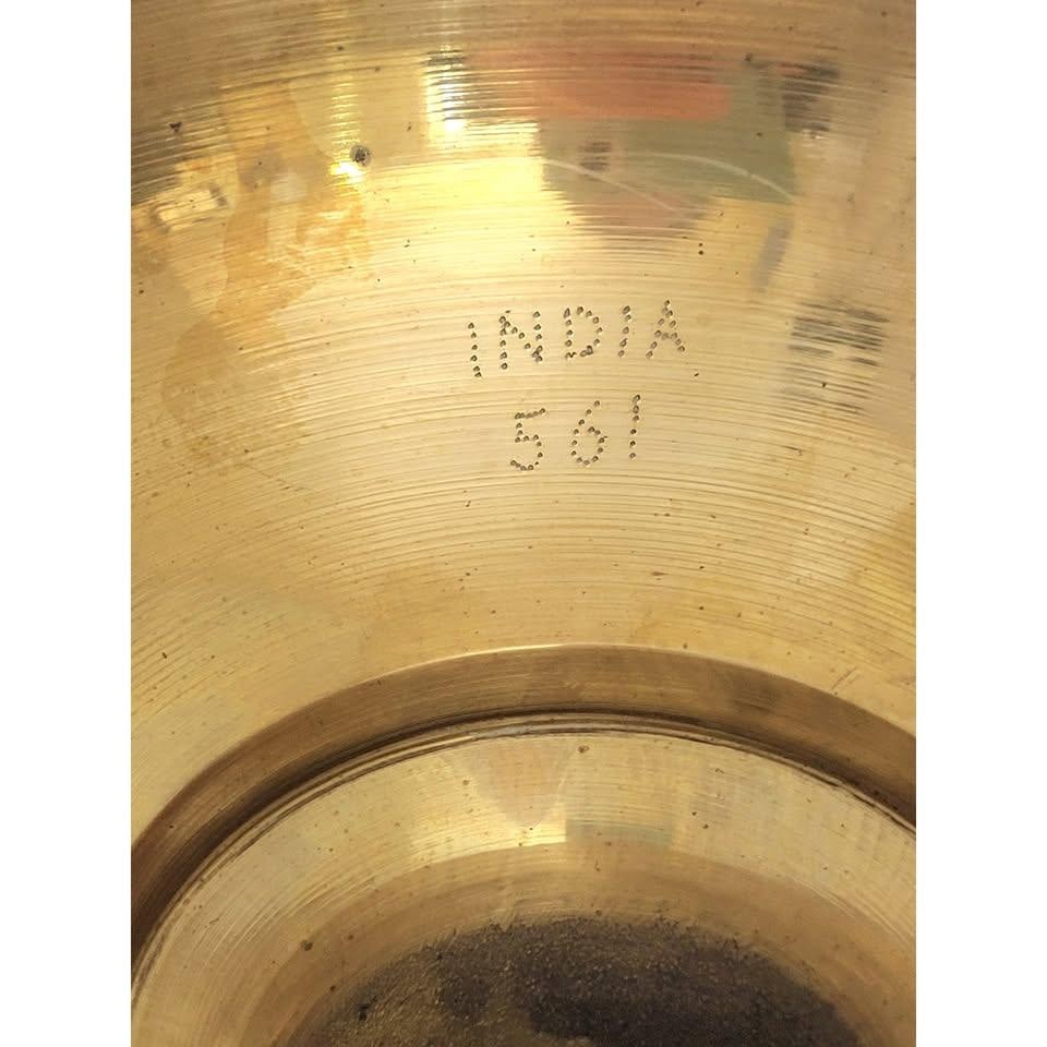 Brass Floor Vase Urn India Etched Vintage Tall 60s - 7