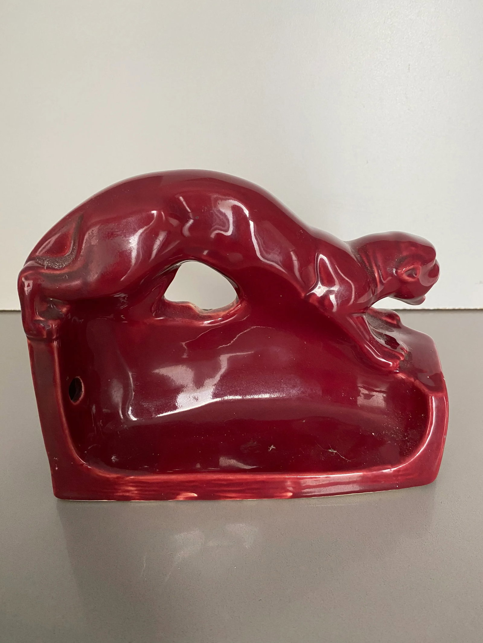 1950s Panther Ceramic Sculpture - 3