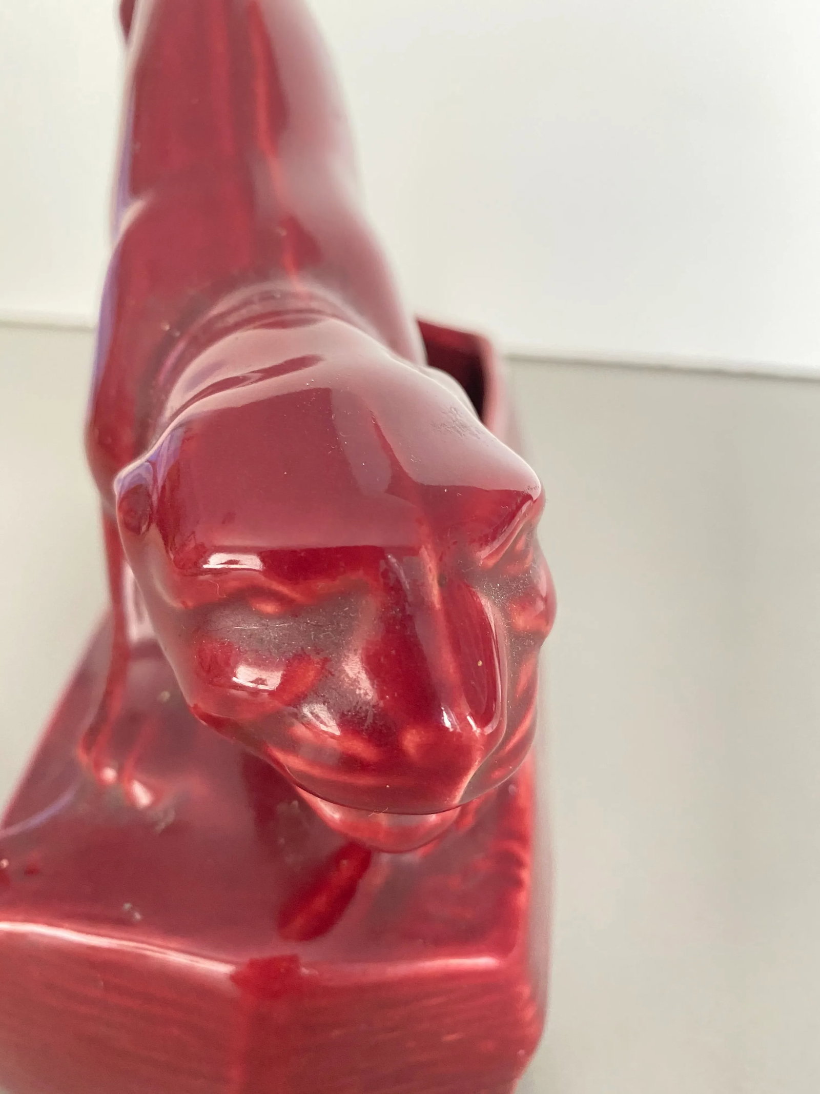 1950s Panther Ceramic Sculpture - 5