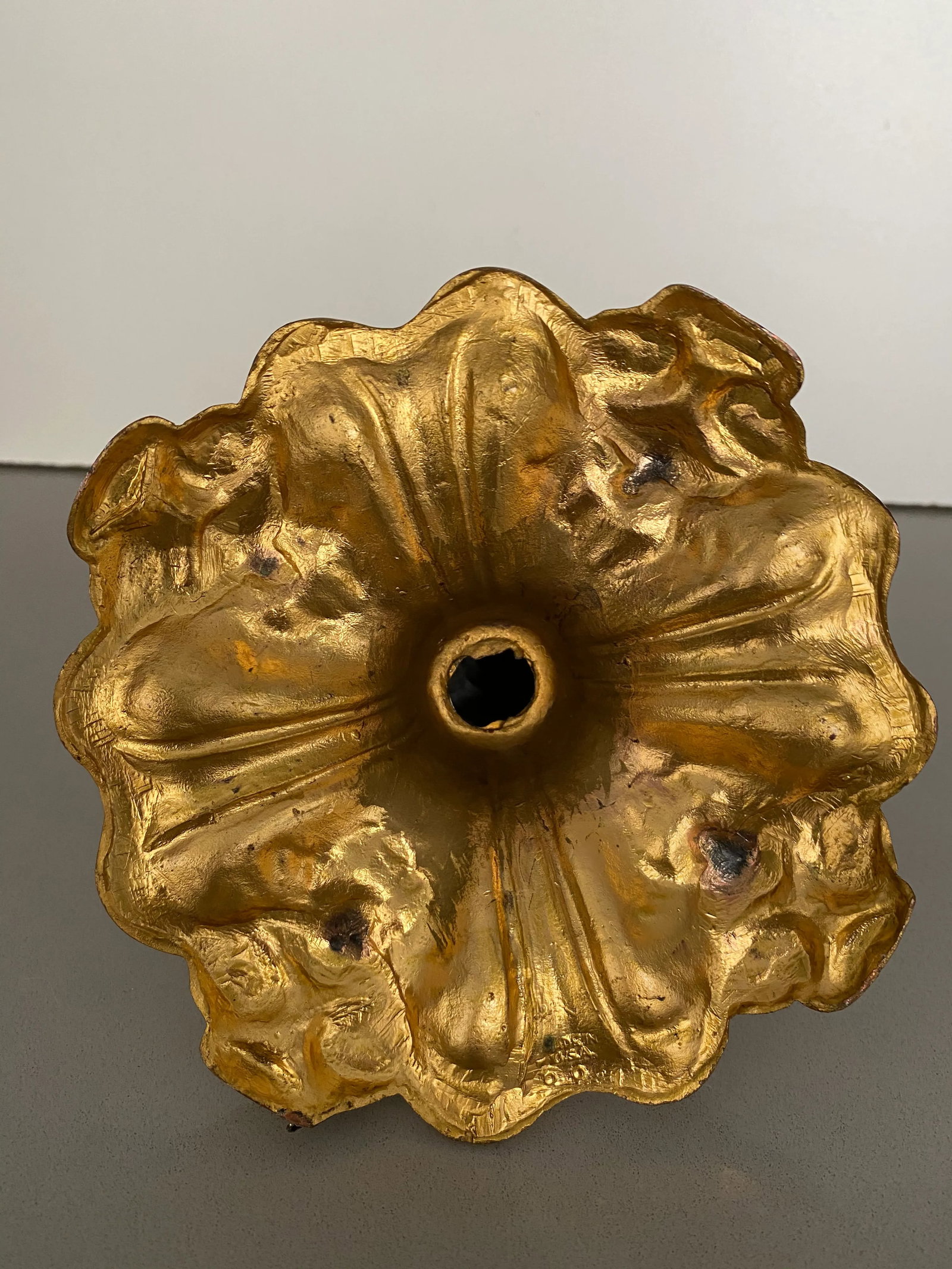 Late 19th Century French Bronze Doire Candlestick Fragment - 4