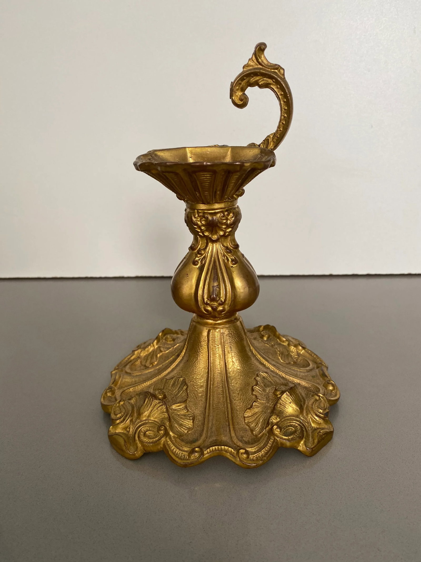 Late 19th Century French Bronze Doire Candlestick Fragment - 8