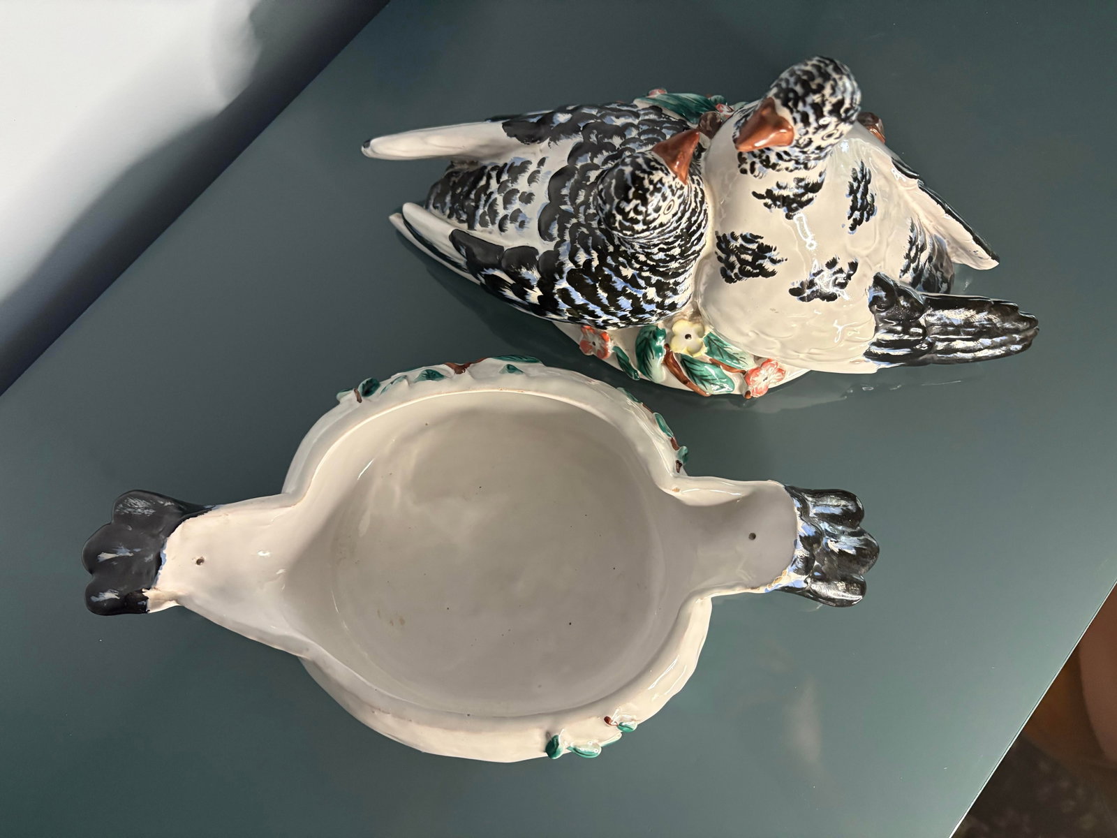 Vintage Italian Ceramic Dove Tureen - 6