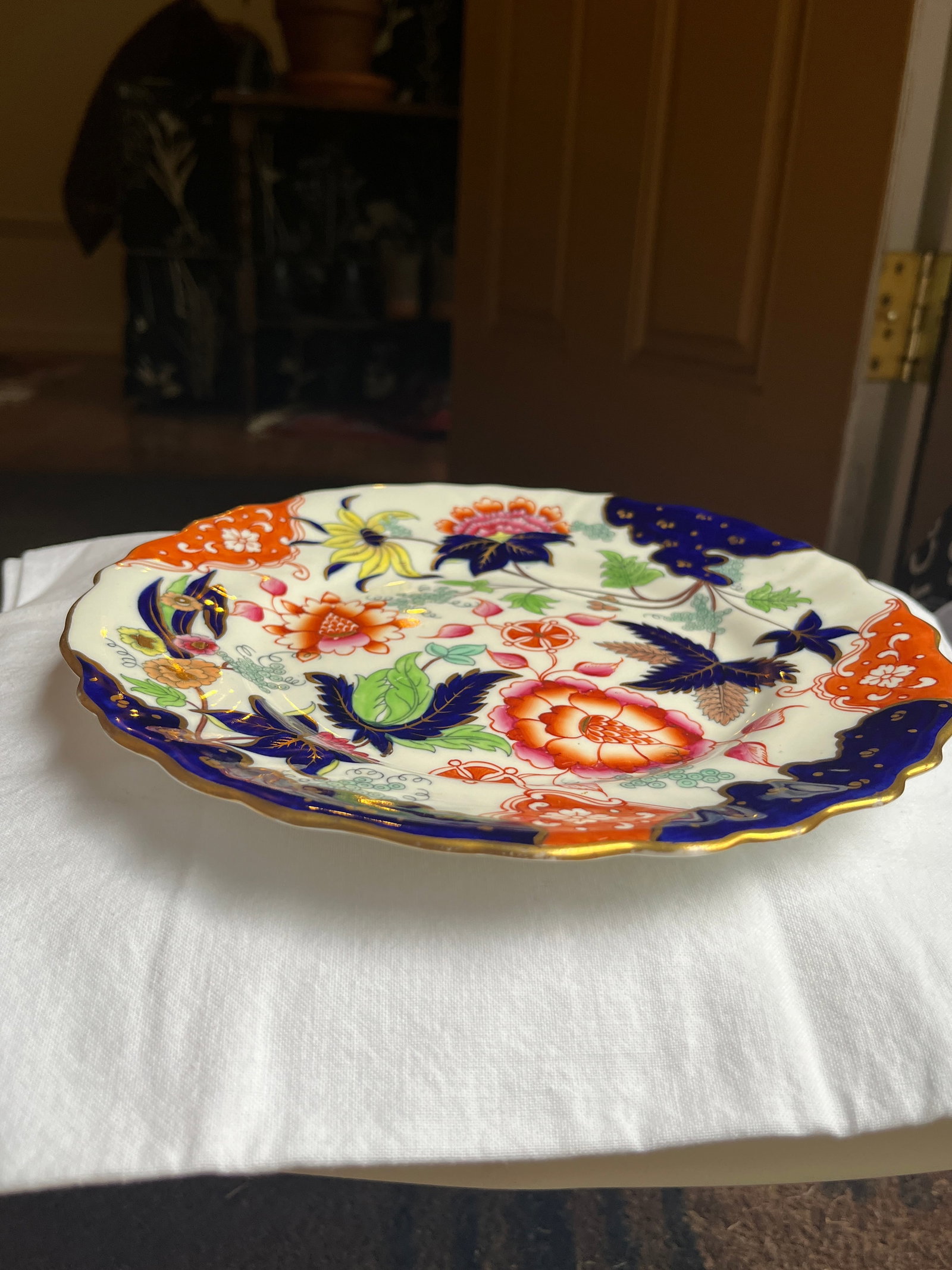 English Earth-Ware Chinoiserie Plates,Circa 1890 - 2