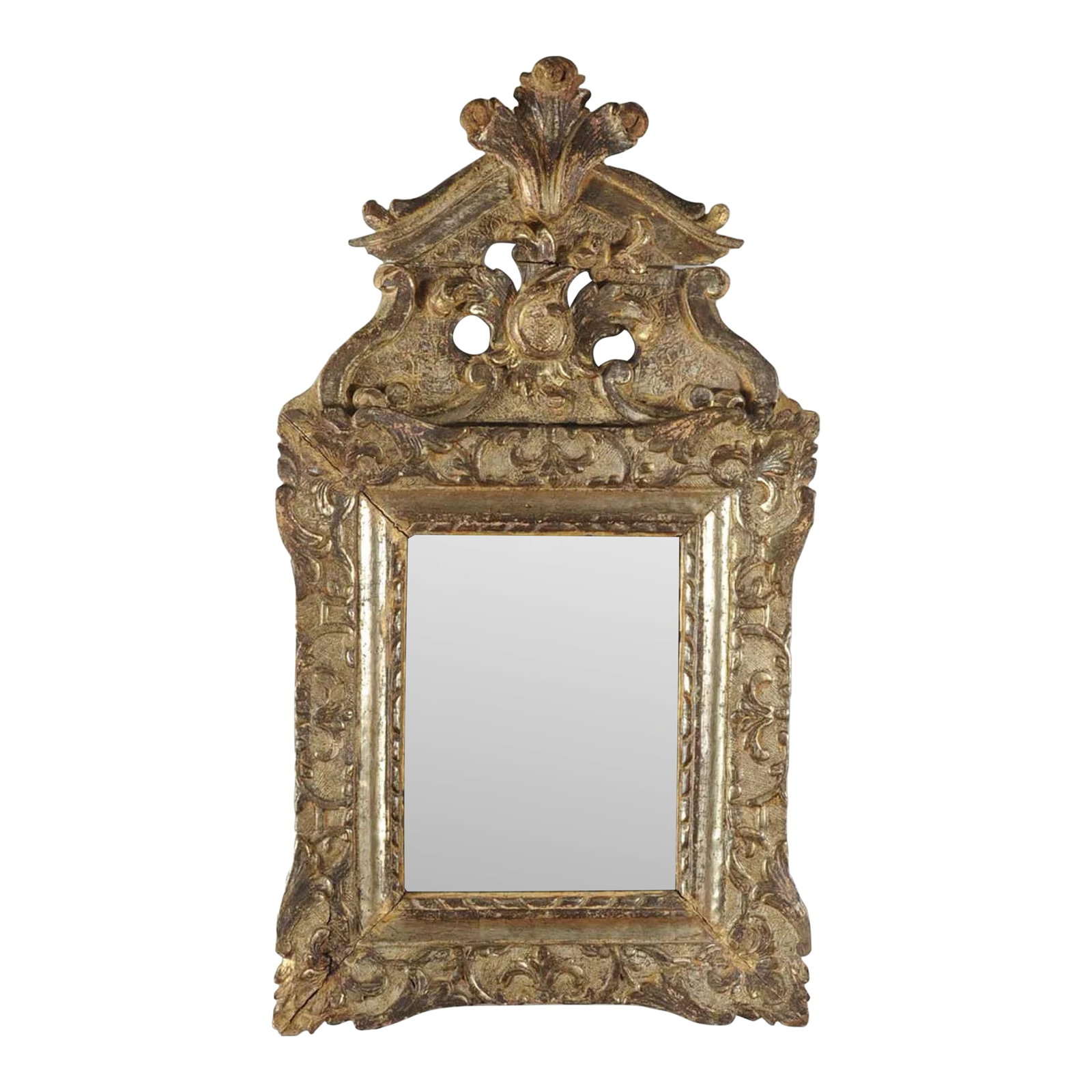 Italian Rococo Period Giltwood Mirror, Circa 1740-1780 (1 of 10)