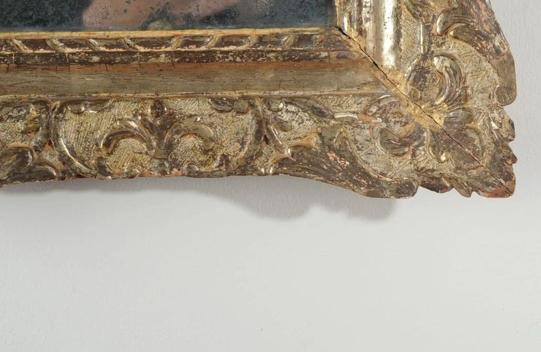 Italian Rococo Period Giltwood Mirror, Circa 1740-1780 - 2