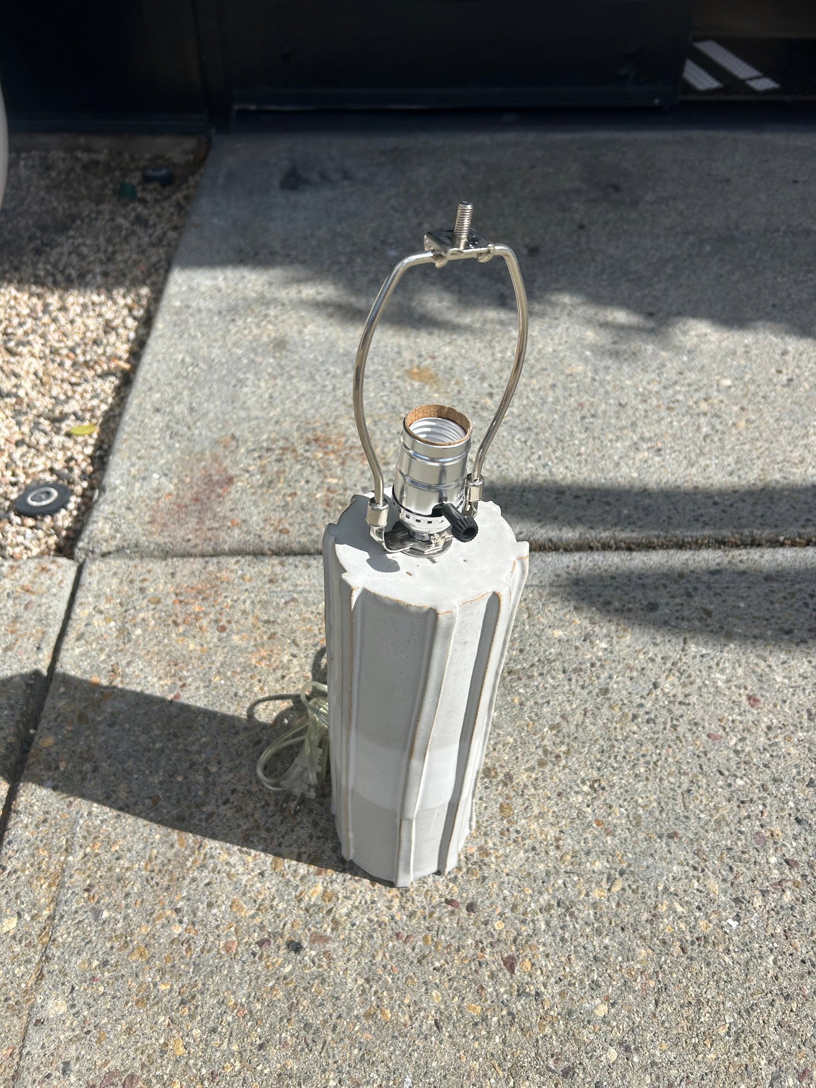 Mid 20th Century Handmade Ceramic Table Lamps by Kaimin Meehan - a Pair - 7