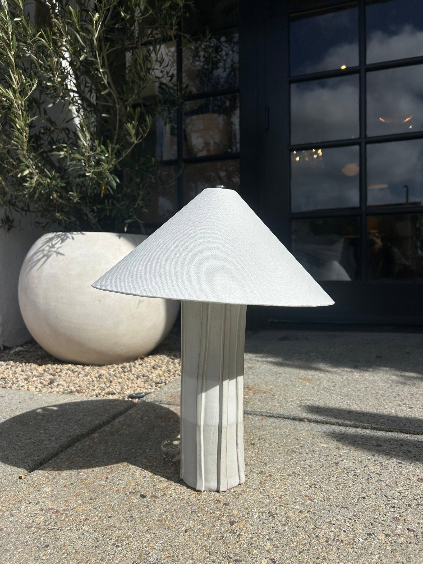 Mid 20th Century Handmade Ceramic Table Lamps by Kaimin Meehan - a Pair - 9