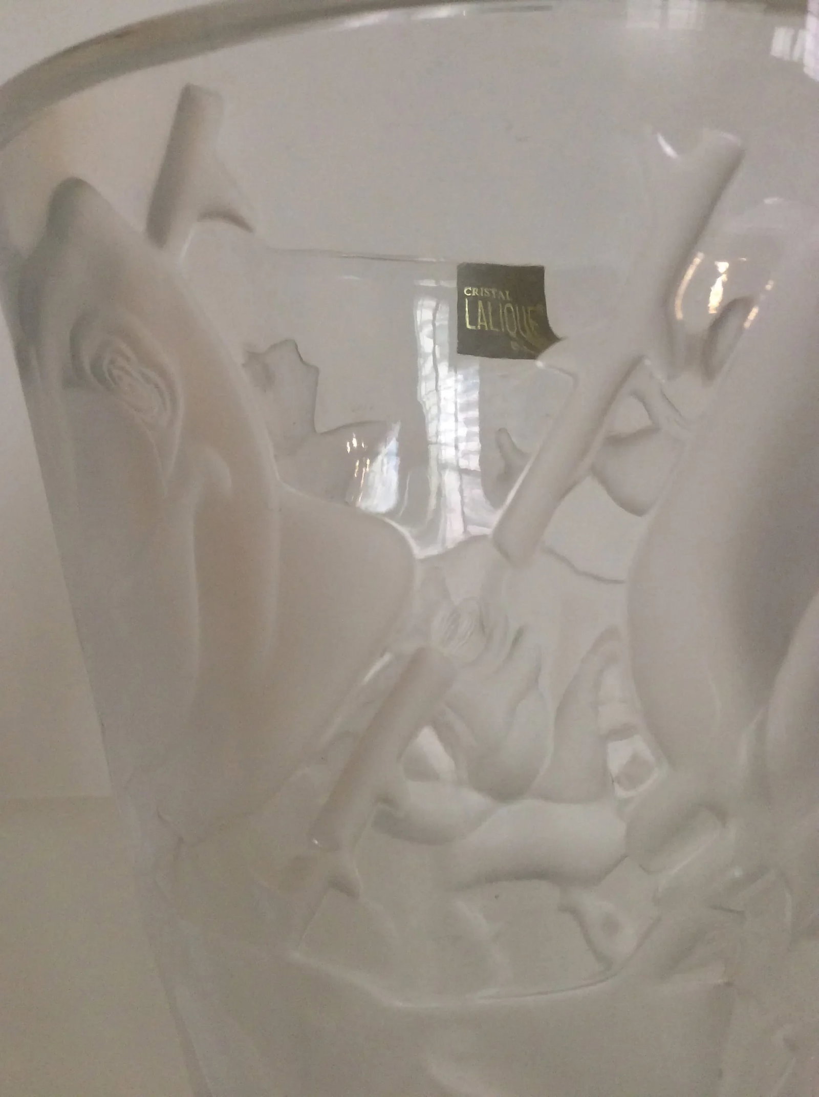 Lalique Ispahan Rose Vase - 3