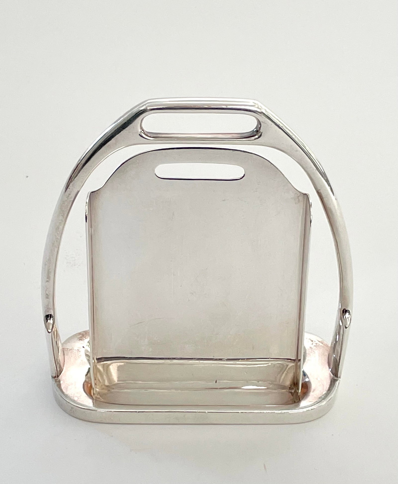 Hermes Paris Stirrup Form Frame or Card Holder Accessory - 9