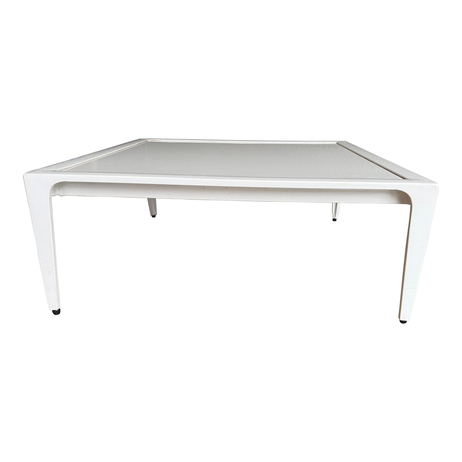 Still 28" Square Side Table by Richard Frinier / Brown Jordan: Enjoy this chic, 28" square shaped occasional table from the Still collection. Constructed of sturdy, lightweight aluminum and finished with sustainable powder coating for ultimate weather protection