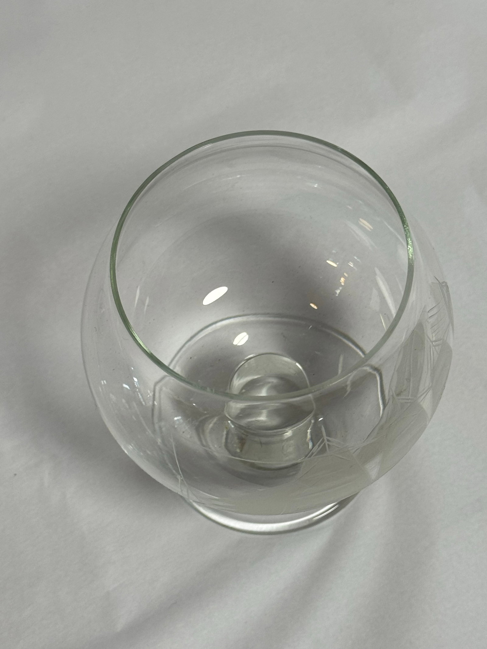 Mid 20th Century European Crystal Brandy Decanter and Snifter Set With Nautical Motif - 3