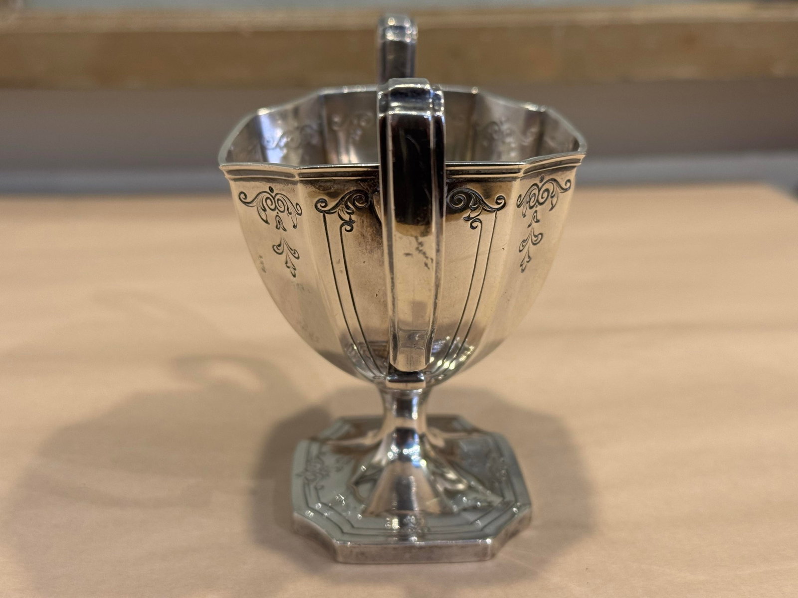Antique Victorian Sterling Silver Double Handed Bowl - 3