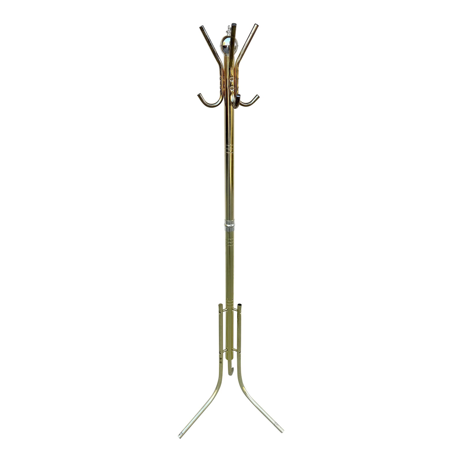 Mid 20th Century Vintage Mid Century Modern Brass Coat Rack (1 of 11)