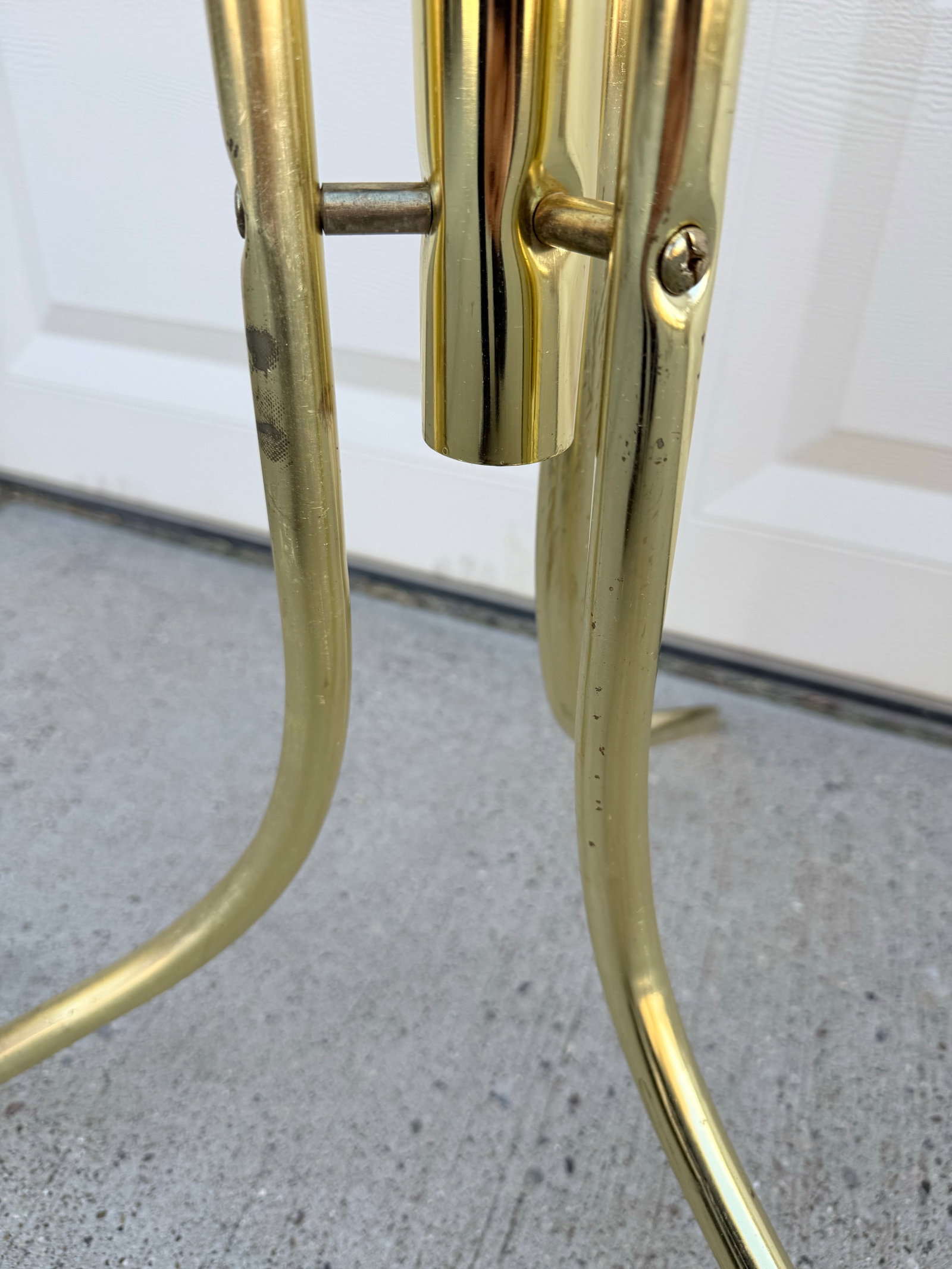 Mid 20th Century Vintage Mid Century Modern Brass Coat Rack - 7