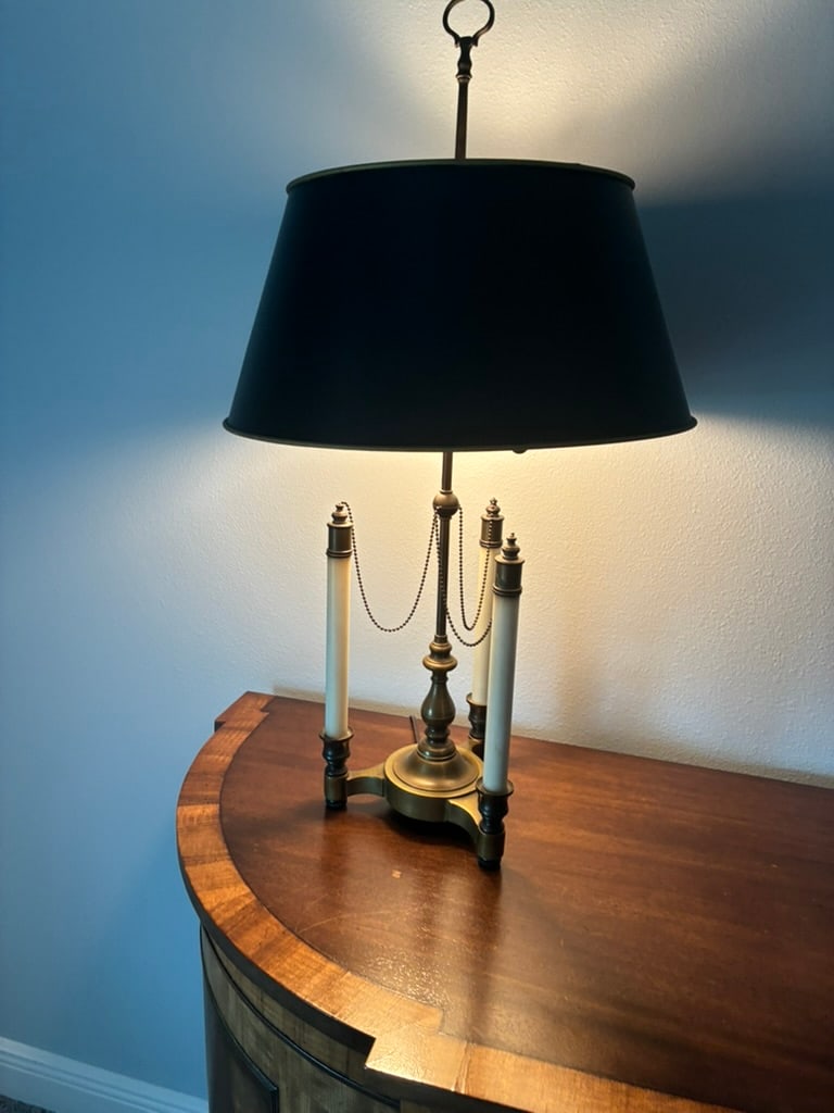 Late 20th Century French Bouillote Lamp - 2
