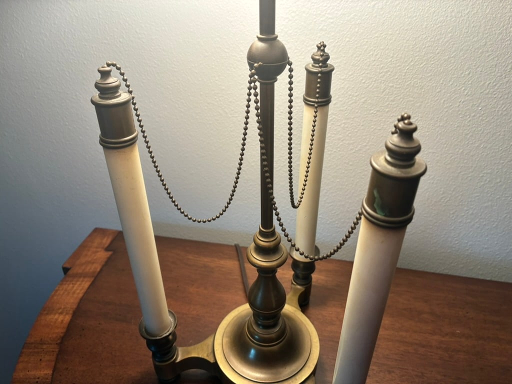 Late 20th Century French Bouillote Lamp - 4