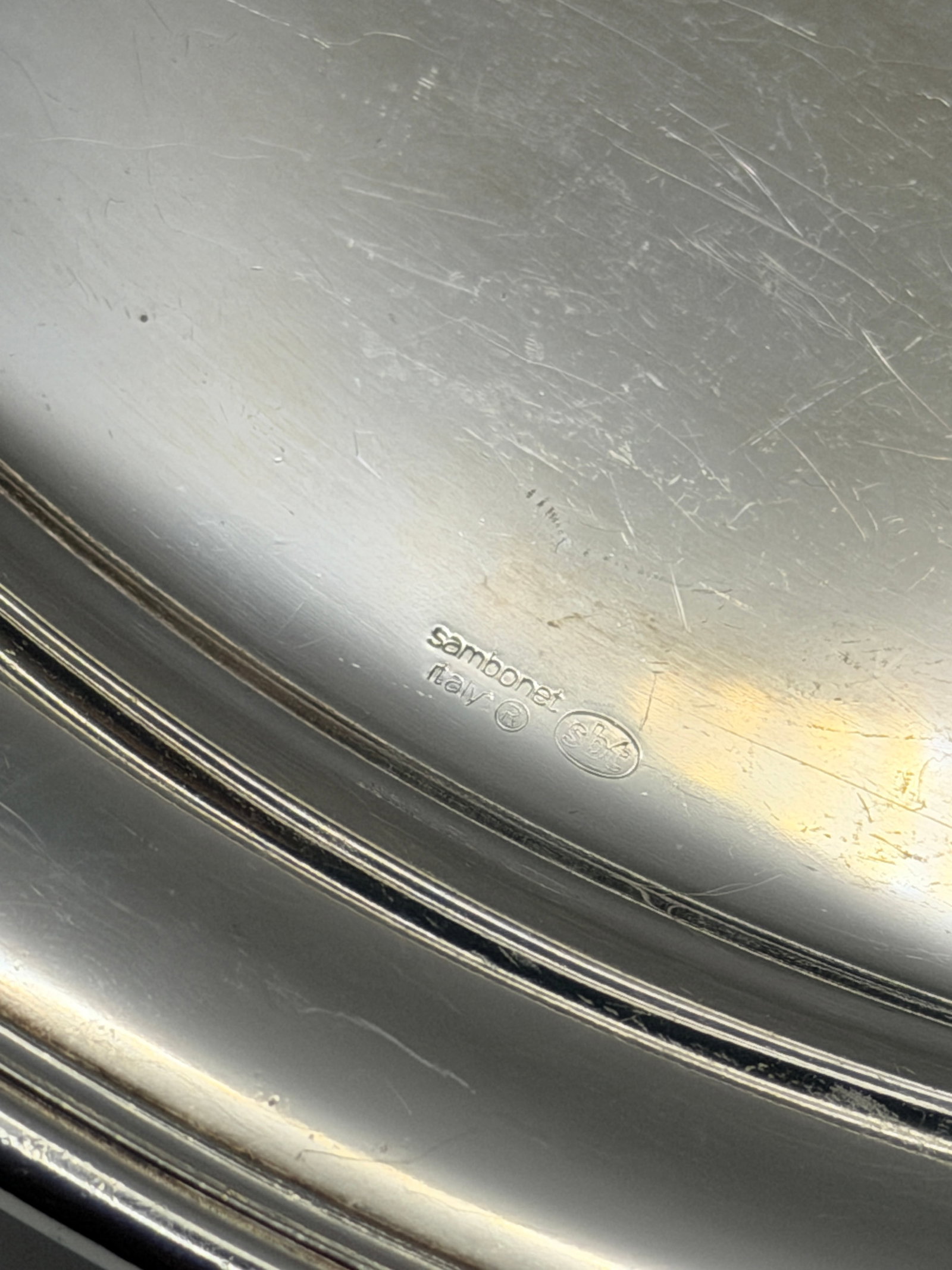 Vintage Sambonet Silver Plate Platter - Italian Mid-Century Entertaining - 2