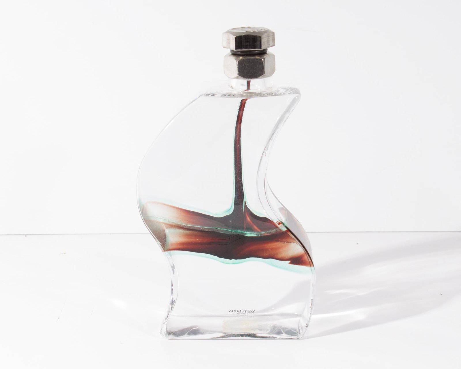 Glass "Macho" Decanter by Kjell Engman for Kosta Boda - 3